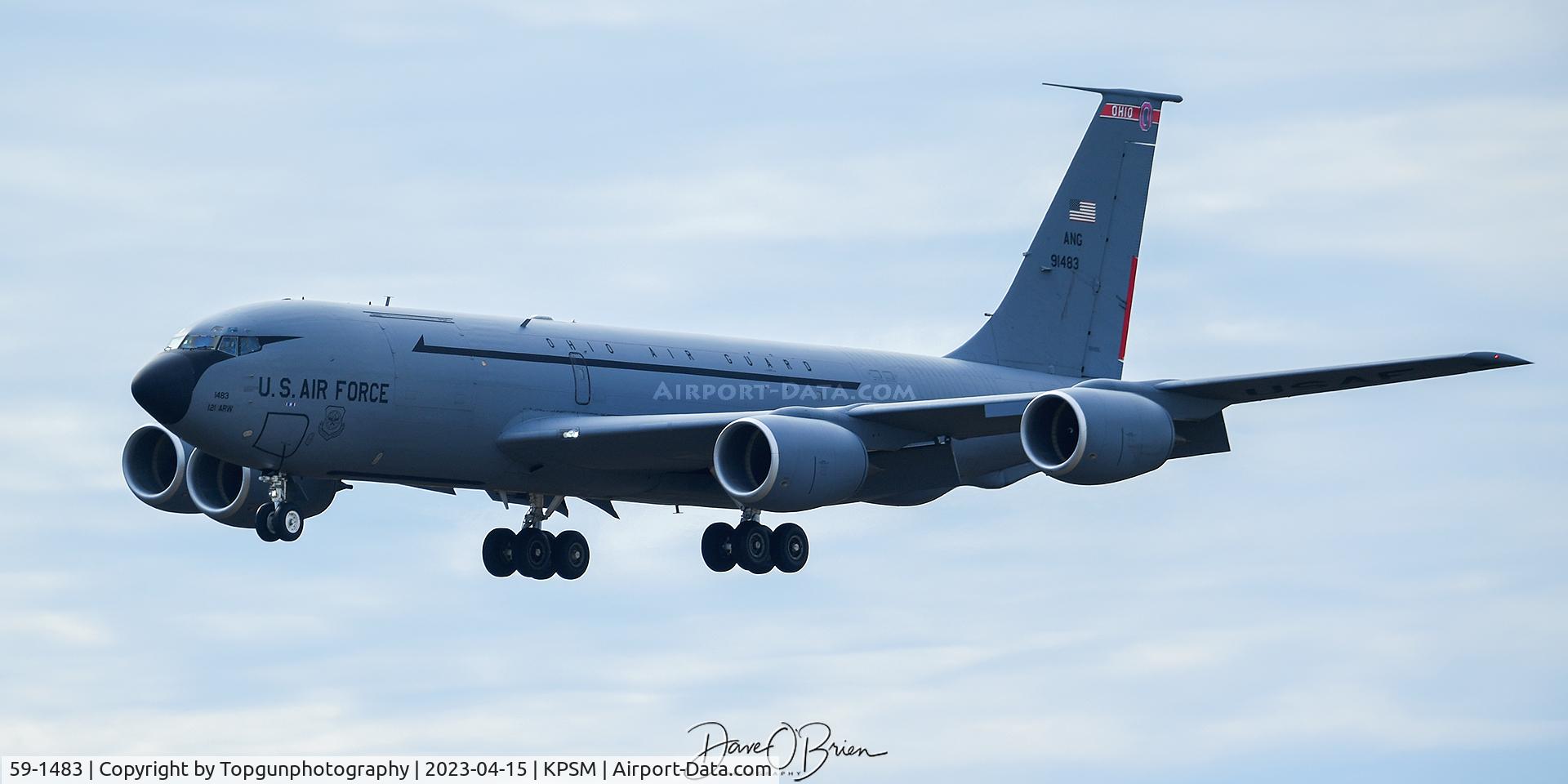 59-1483, 1959 Boeing KC-135R Stratotanker C/N 17971, TABOO21 returns from CAP Duty