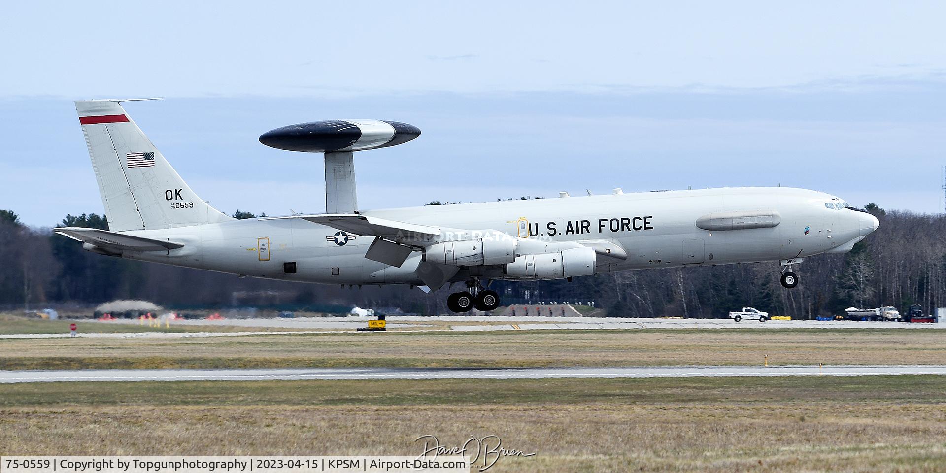 75-0559, 1975 Boeing E-3B Sentry C/N 21209, 552nd ACW