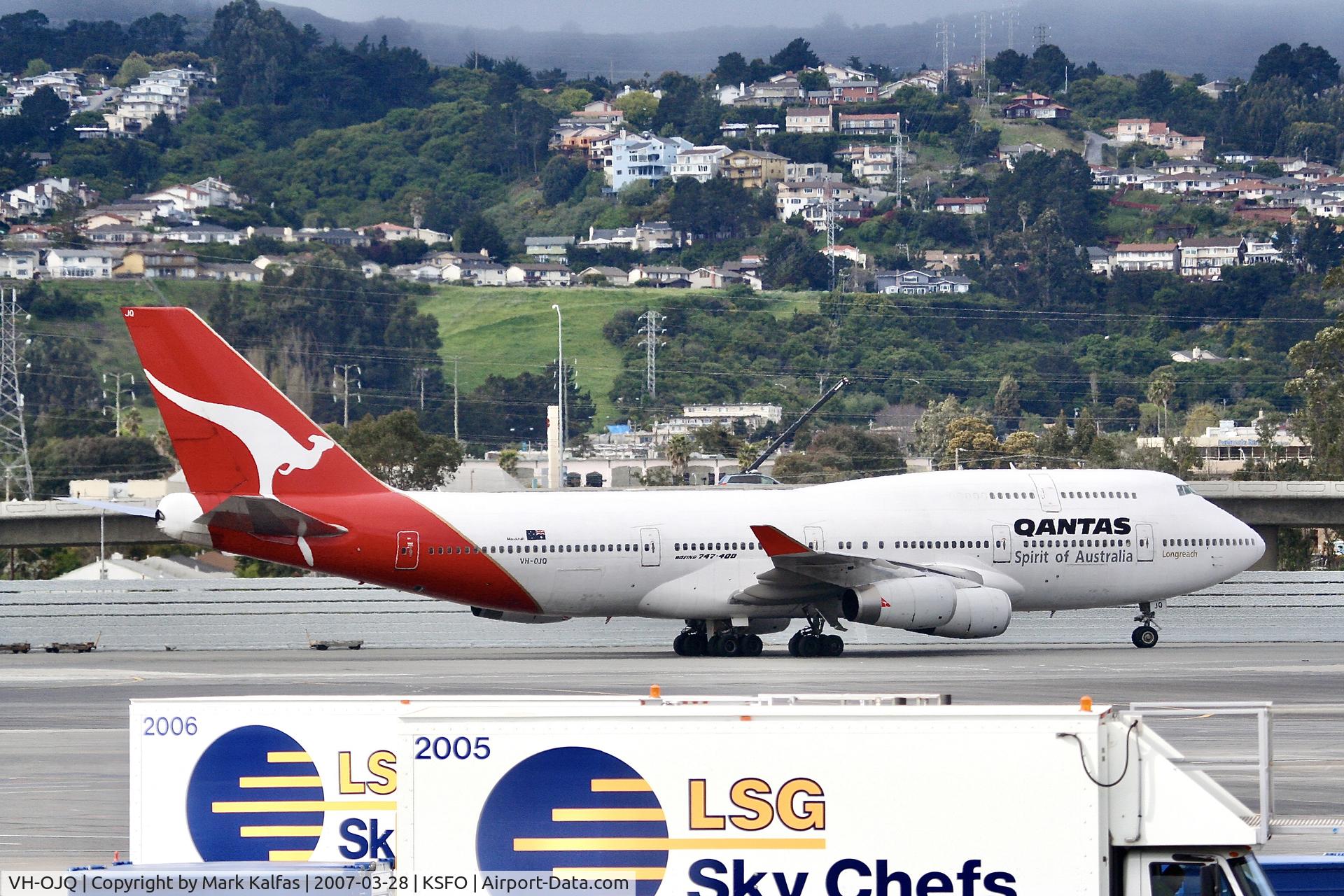 VH-OJQ, 1992 Boeing 747-438 C/N 25546, Qantas Boeing 747-438 