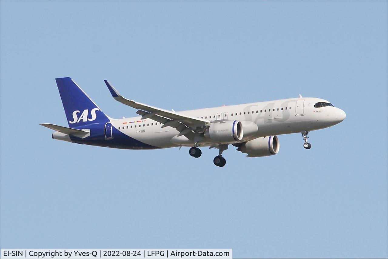 EI-SIN, 2022 Airbus A320-251N C/N 10629, Airbus A320-251N, Short approach rwy 09L, Roissy Charles De Gaulle airport (LFPG-CDG)