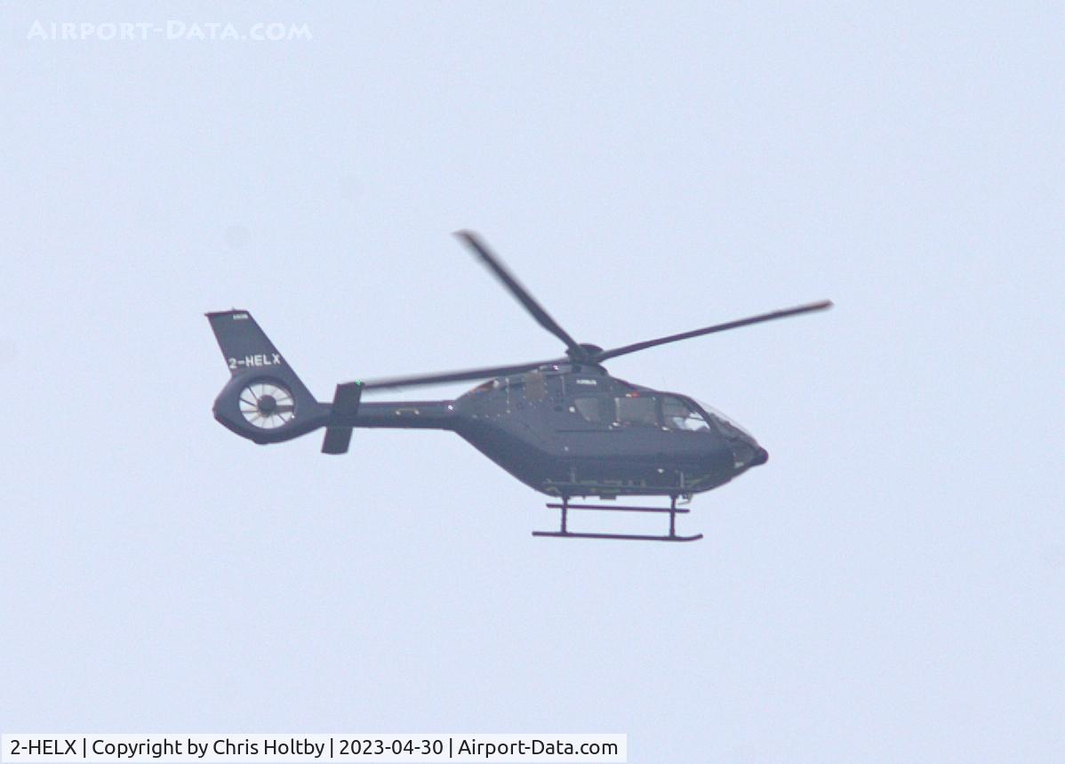2-HELX, 2022 Airbus Eurocopter EC-135 C/N 2176, Over Potters Bar, Herts