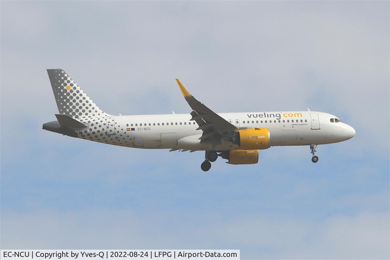 EC-NCU, 2019 Airbus A320-271N C/N 8885, Airbus A320-271N, On final rwy 09L, Roissy Charles De Gaulle airport (LFPG-CDG)