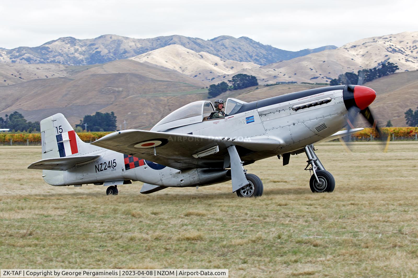 ZK-TAF, North American P-51D Mustang C/N 122-41369, Classic Fighters Airshow 2023.