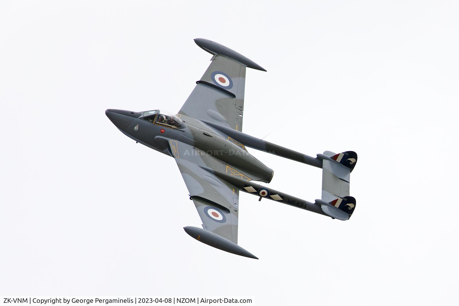 ZK-VNM, De Havilland (F+W Emmen) DH-112 Venom FB.54 C/N 448, Classic Fighters Airshow 2023.