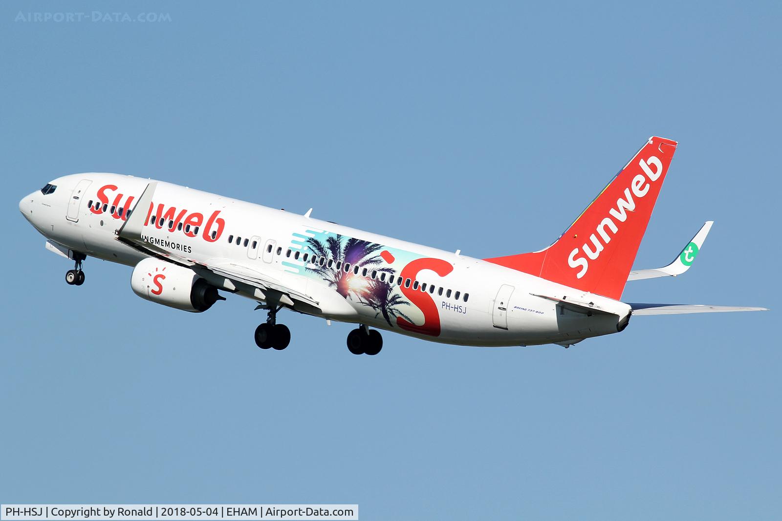 PH-HSJ, 2014 Boeing 737-8K2 C/N 42150, at spl