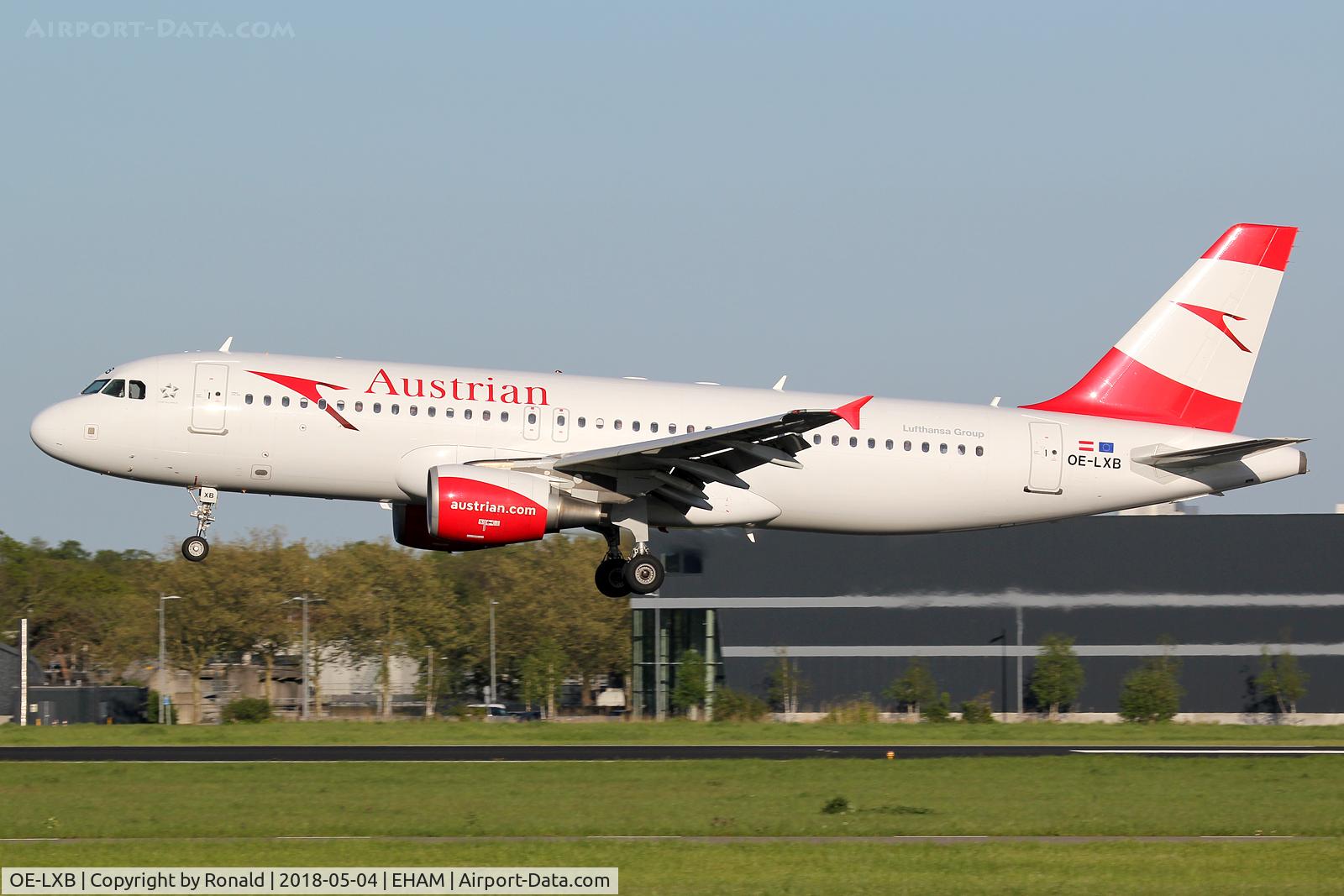 OE-LXB, 2008 Airbus A320-216 C/N 3482, at spl
