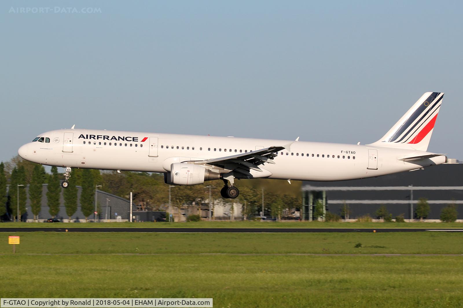 F-GTAO, 2007 Airbus A321-211 C/N 3098, at spl