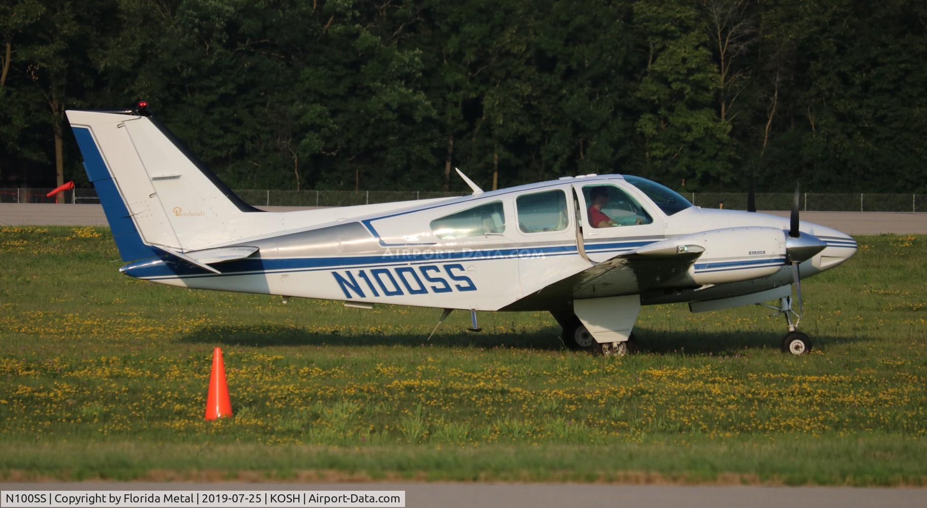 N100SS, 1975 Beech 95-B55 (T42A) Baron C/N TC-1884, Baron 55 zx