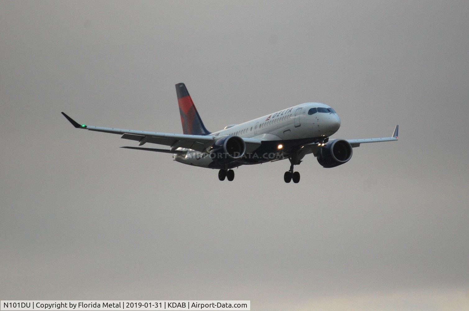 N101DU, 2018 Airbus A220-100 C/N 50020, DAL A220-100 zx