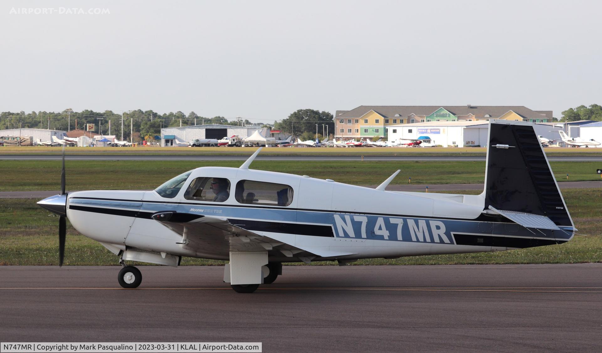 N747MR, Mooney M20K C/N 25-1212, Mooney M20K