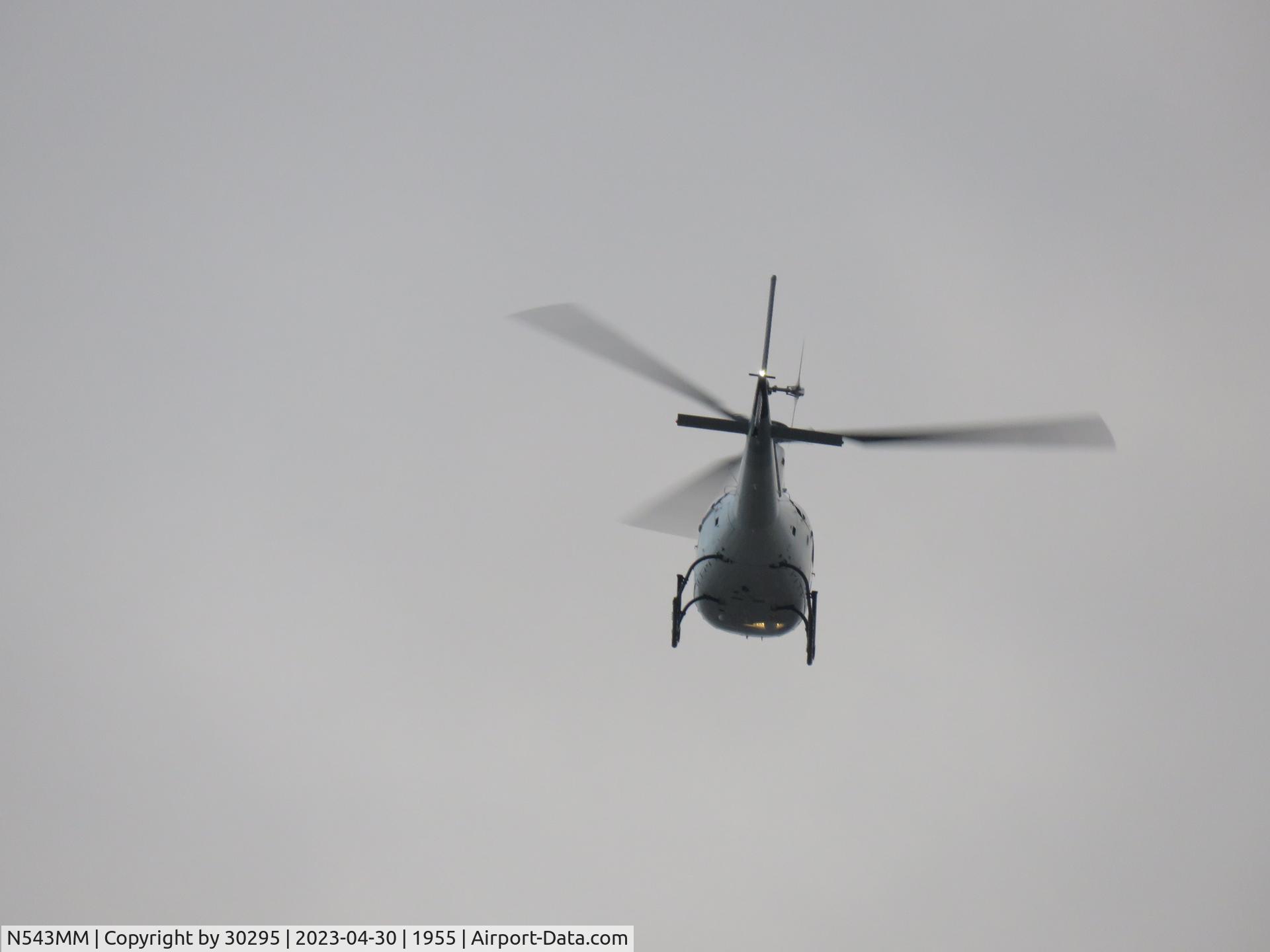 N543MM, 2013 Eurocopter AS-350B-2 Ecureuil Ecureuil C/N 7636, Headed south