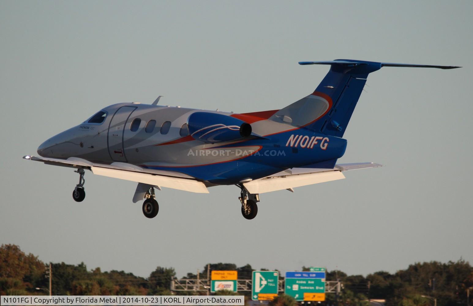 N101FG, 2011 Embraer EMB-500 Phenom 100 C/N 50000222, Phenom 100 zx