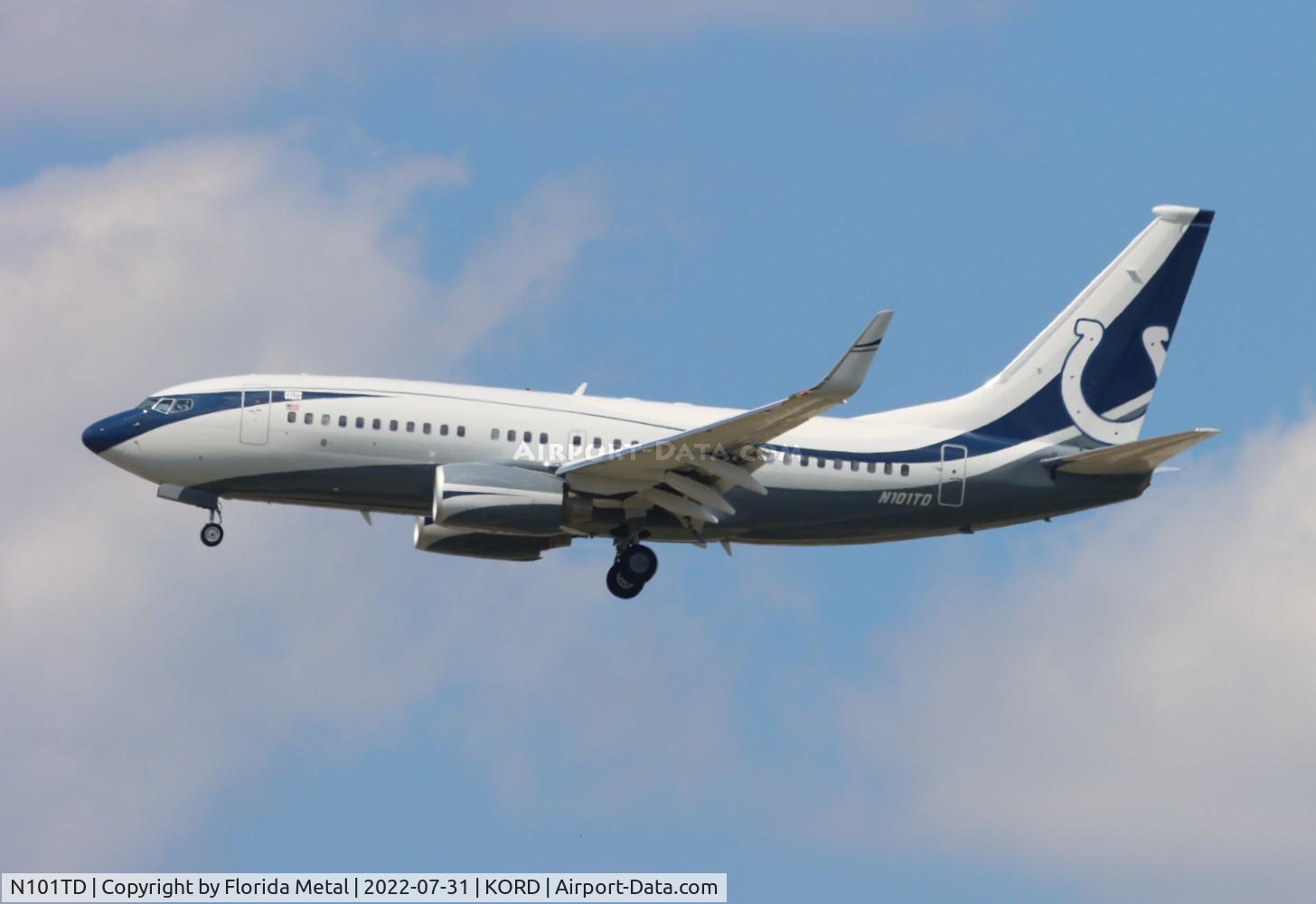 N101TD, 1998 Boeing 737-72U C/N 29273, BBJ zx