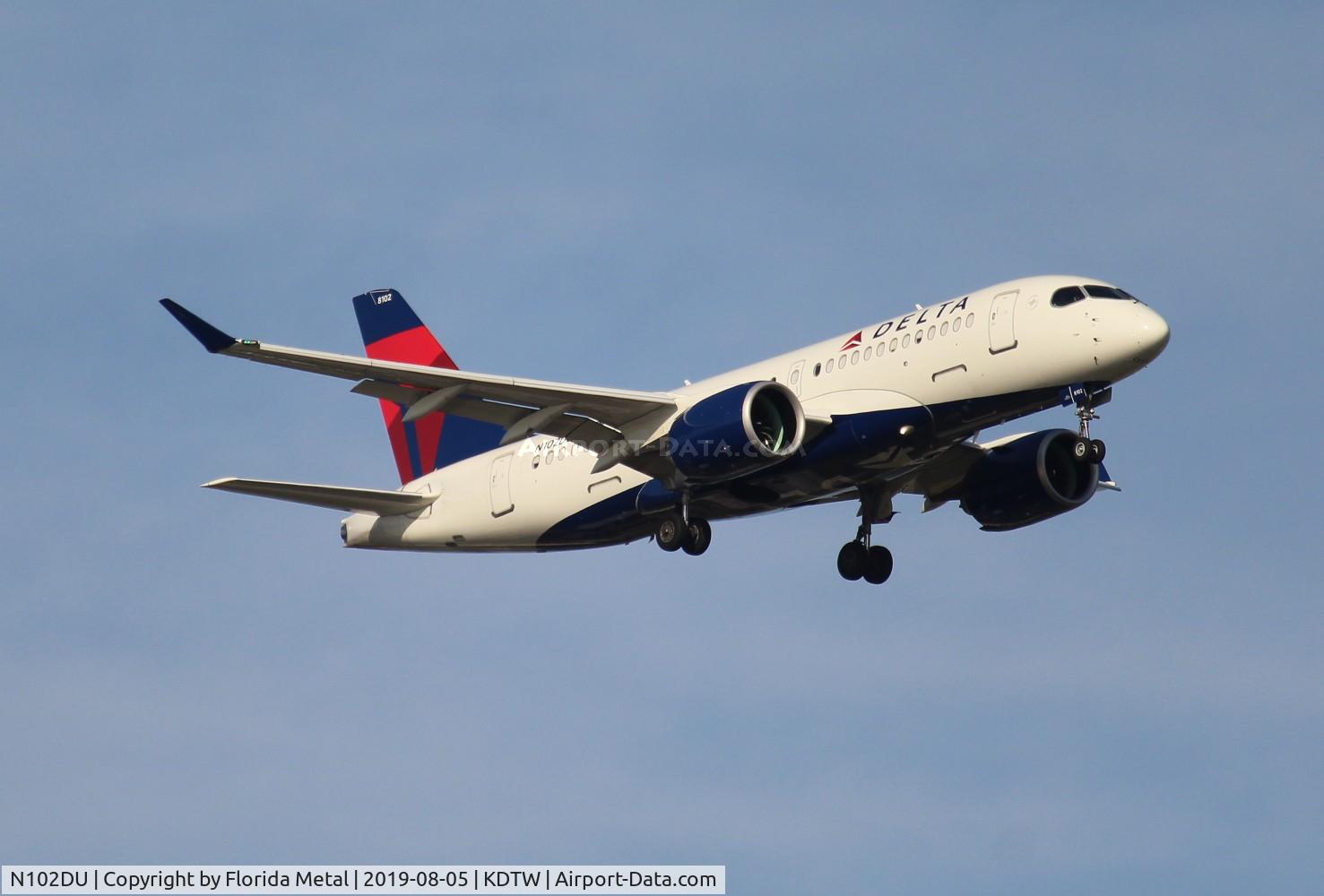 N102DU, 2018 Airbus A220-100 C/N 50021, DAL A220-100 zx