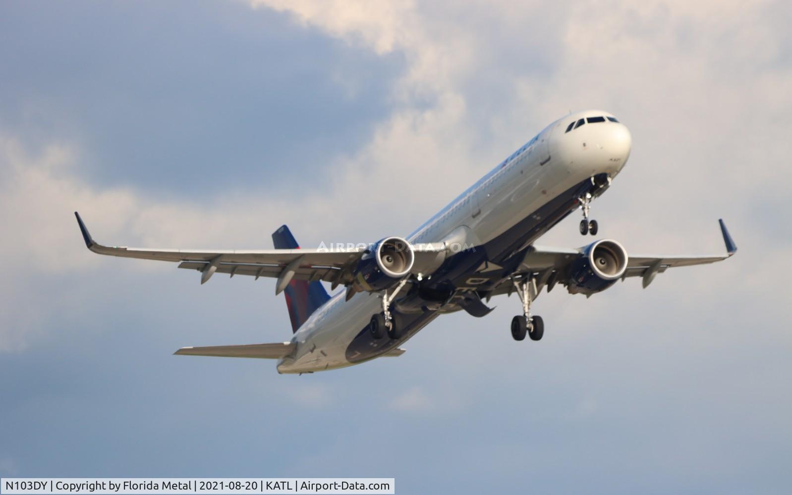 N103DY, 2020 Airbus A321-211 C/N 9538, DAL A321 zx