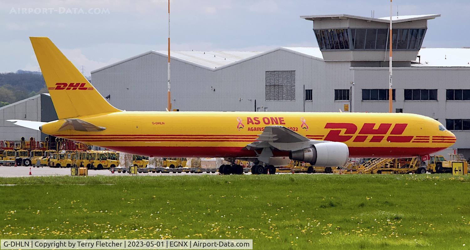 G-DHLN, 2000 Boeing 767-3Q8ER C/N 27686, At East Midlands Airport