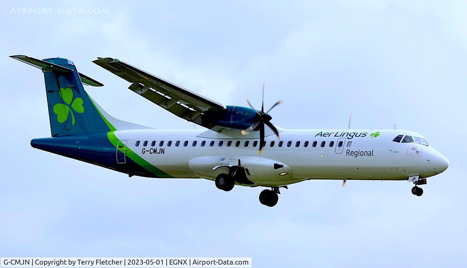 G-CMJN, 2017 ATR 72-600 (72-212A) C/N 1471, At East Midlands Airport