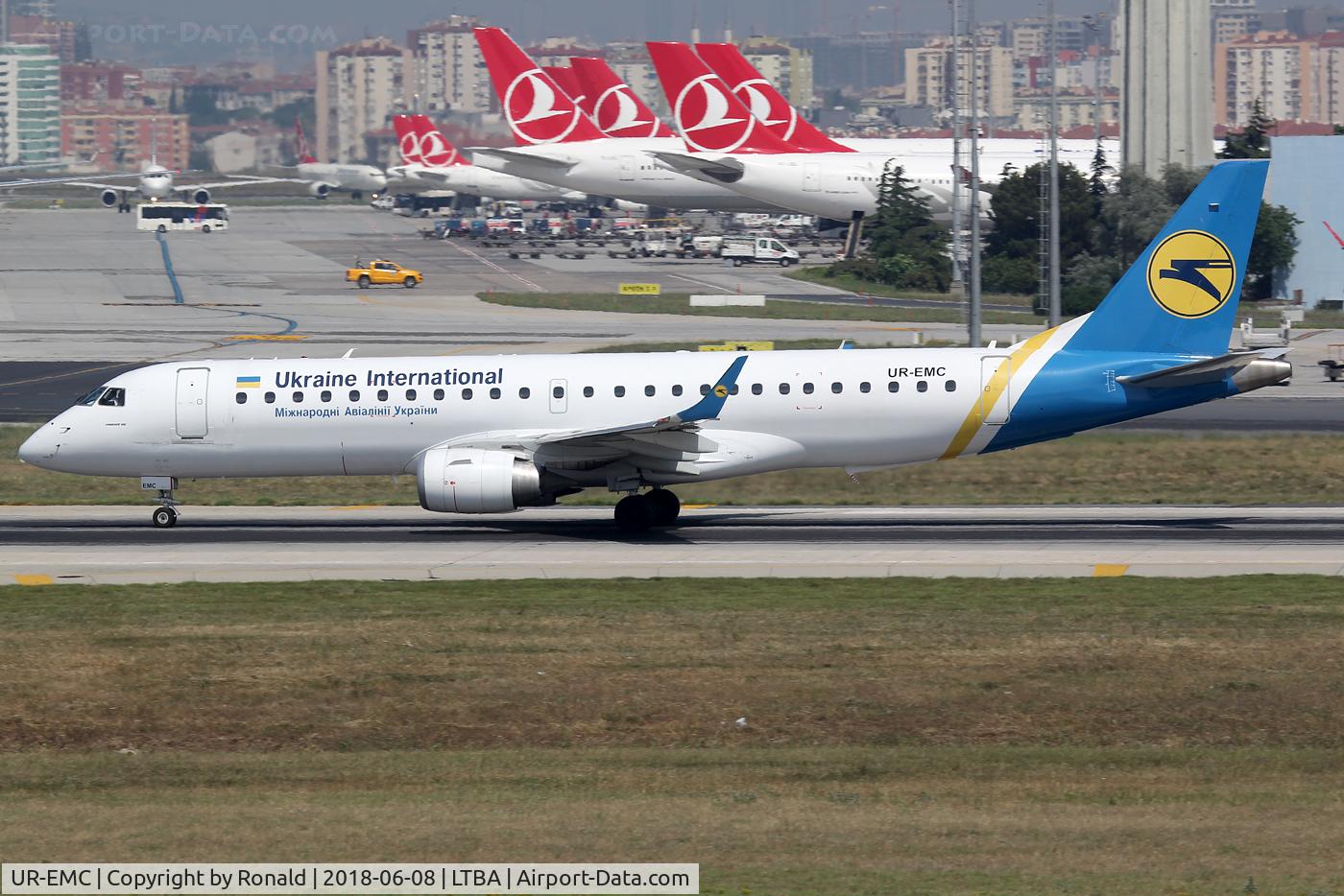 UR-EMC, 2013 Embraer 190STD (ERJ-190-100) C/N 19000589, at ist