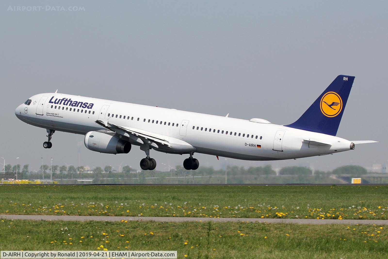 D-AIRH, 1993 Airbus A321-131 C/N 0412, at spl