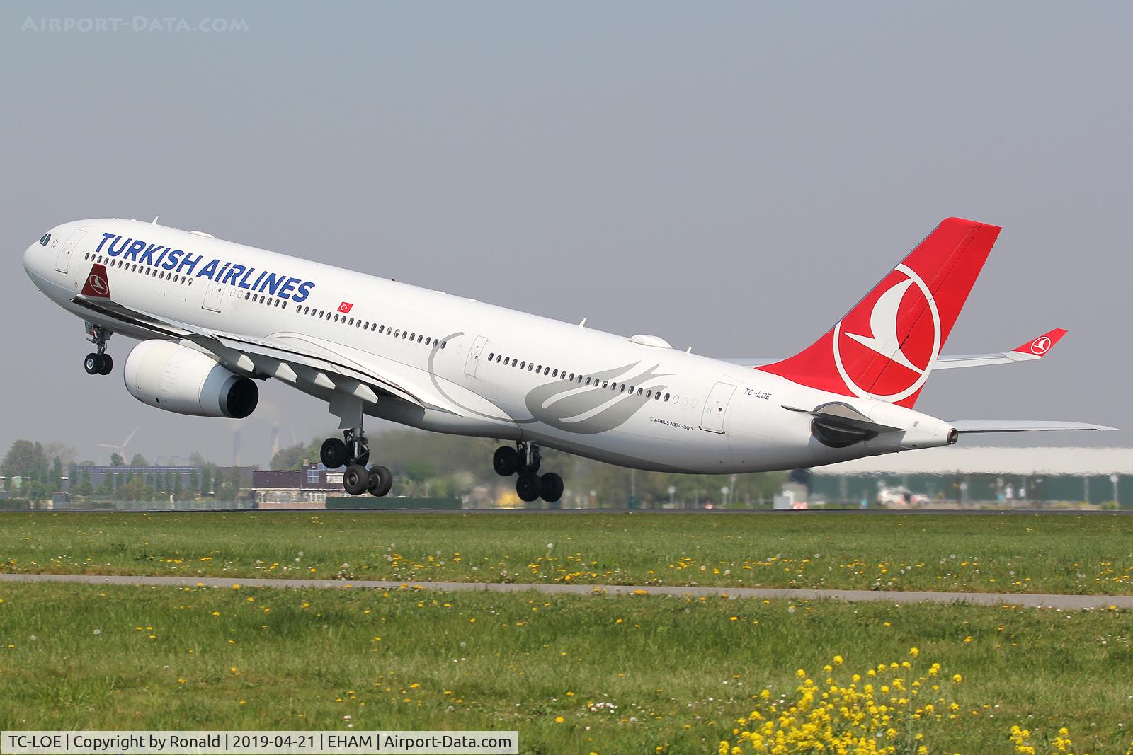 TC-LOE, 2015 Airbus A330-343 C/N 1592, at spl