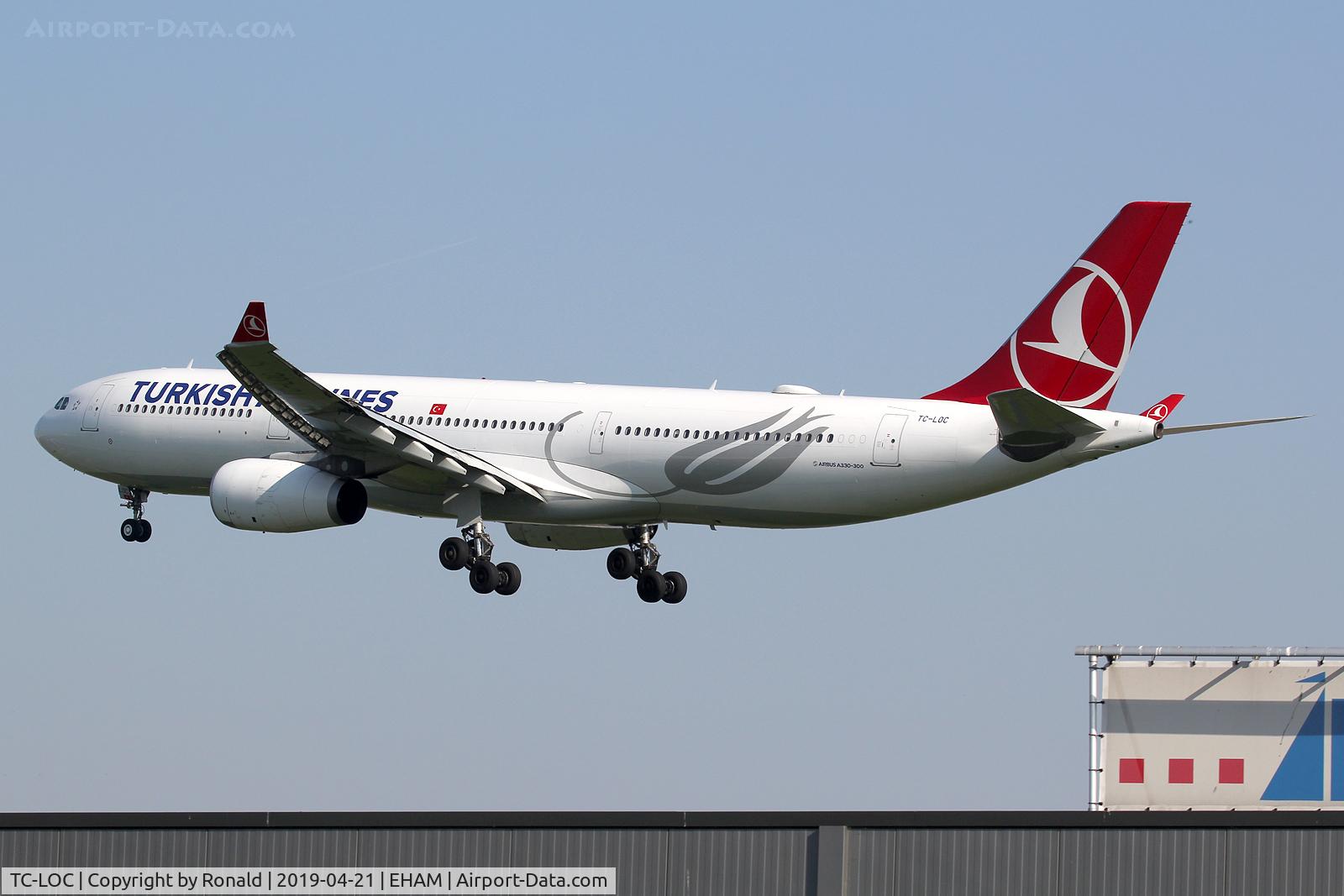 TC-LOC, 2014 Airbus A330-343E C/N 1542, at spl