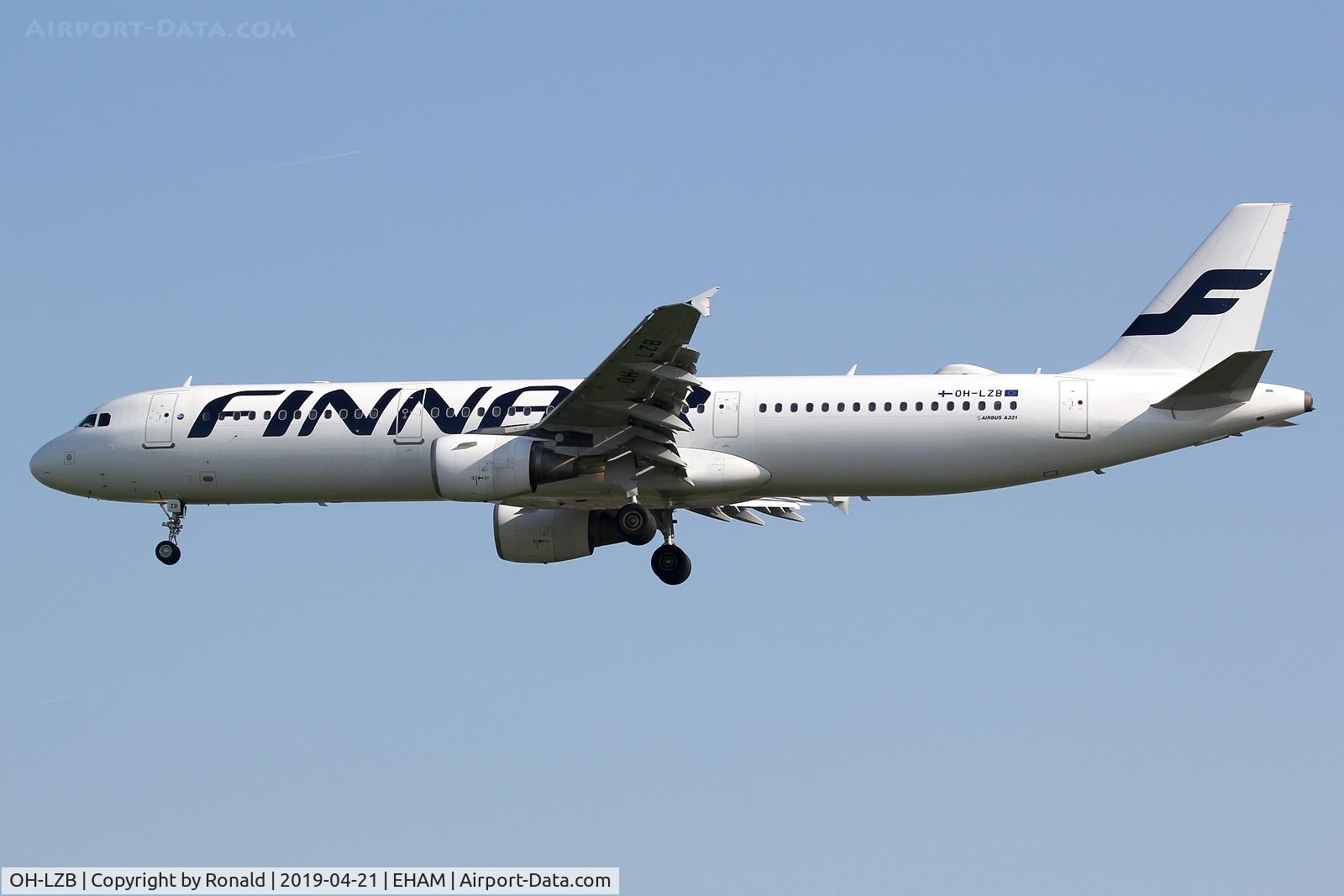 OH-LZB, 1999 Airbus A321-211 C/N 0961, at spl