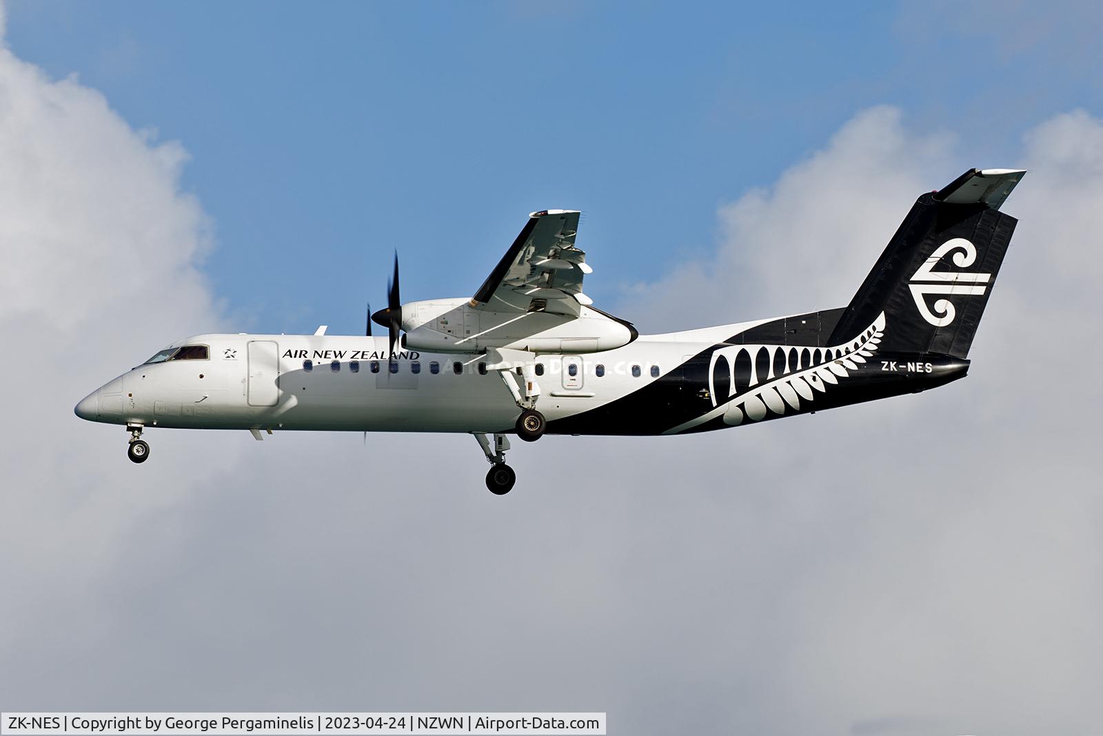 ZK-NES, 2007 De Havilland Canada DHC-8-311 Dash 8 C/N 641, Wellington airport, NZ.