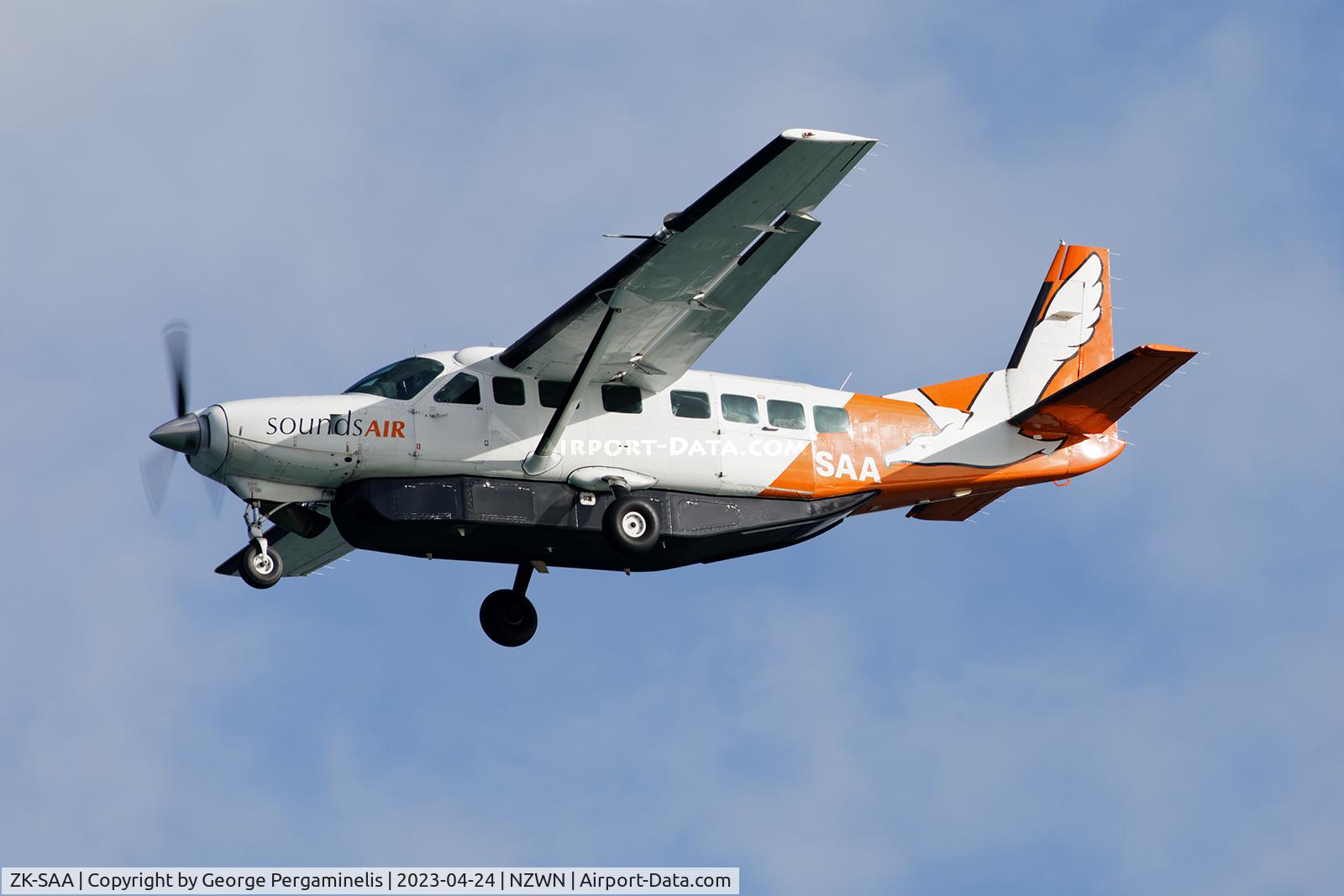 ZK-SAA, Cessna 208B Grand Caravan C/N 208B0862, Wellington airport, NZ.