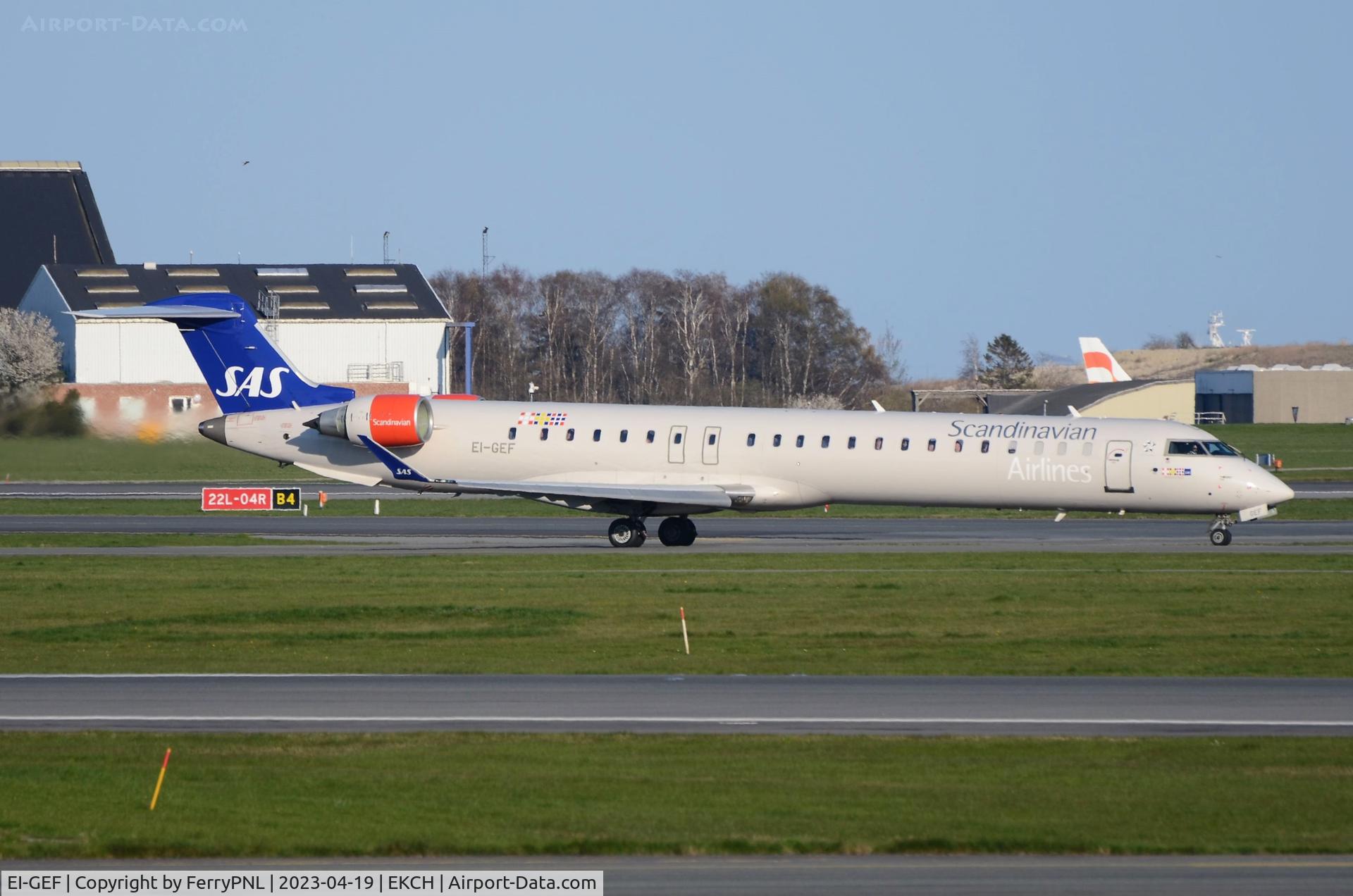 EI-GEF, 2009 Bombardier CRJ-900 (CL-600-2D24) C/N 15244, SAS CL900 operated by Cityjet