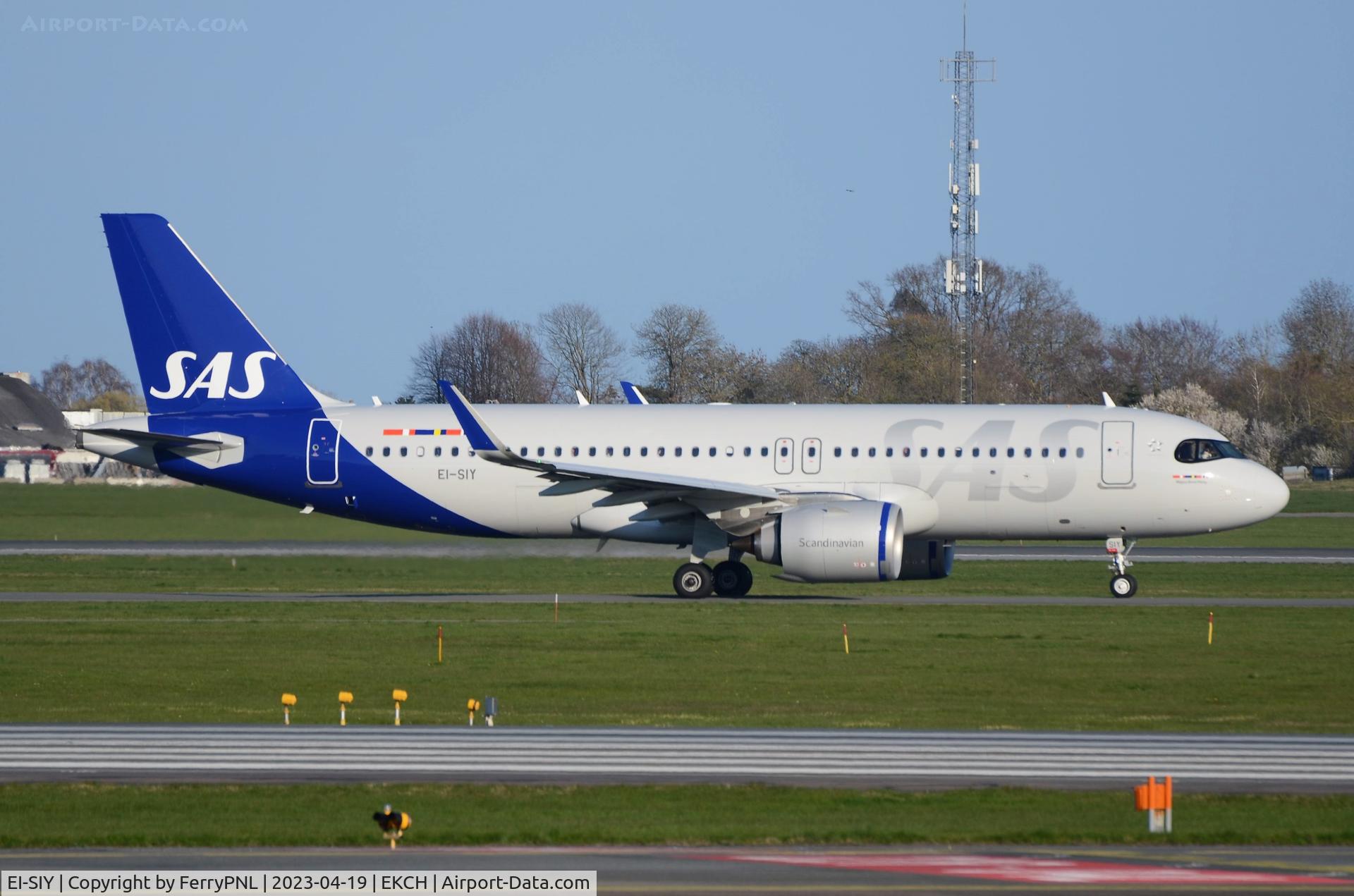 EI-SIY, 2023 Airbus A320-251N C/N 11319, SAS A320 Neo taxying for departure