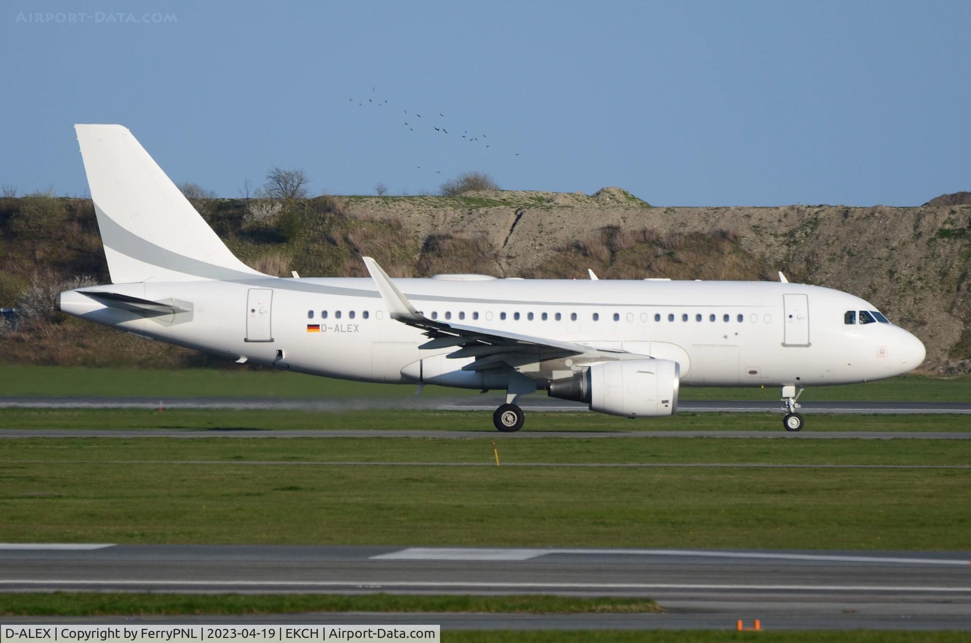 D-ALEX, 2014 Airbus A319-115(CJ) C/N 5963, K5 Aviation A319CJ departing CPH