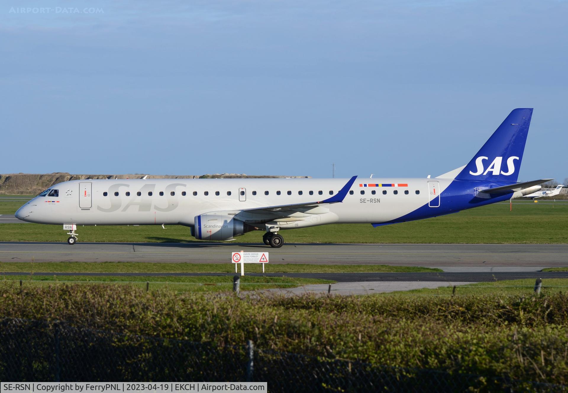 SE-RSN, 2007 Embraer 195LR (ERJ-190-200LR) C/N 19000155, Former Flybe (G-FBEJ) ERJ195 now in SAS service