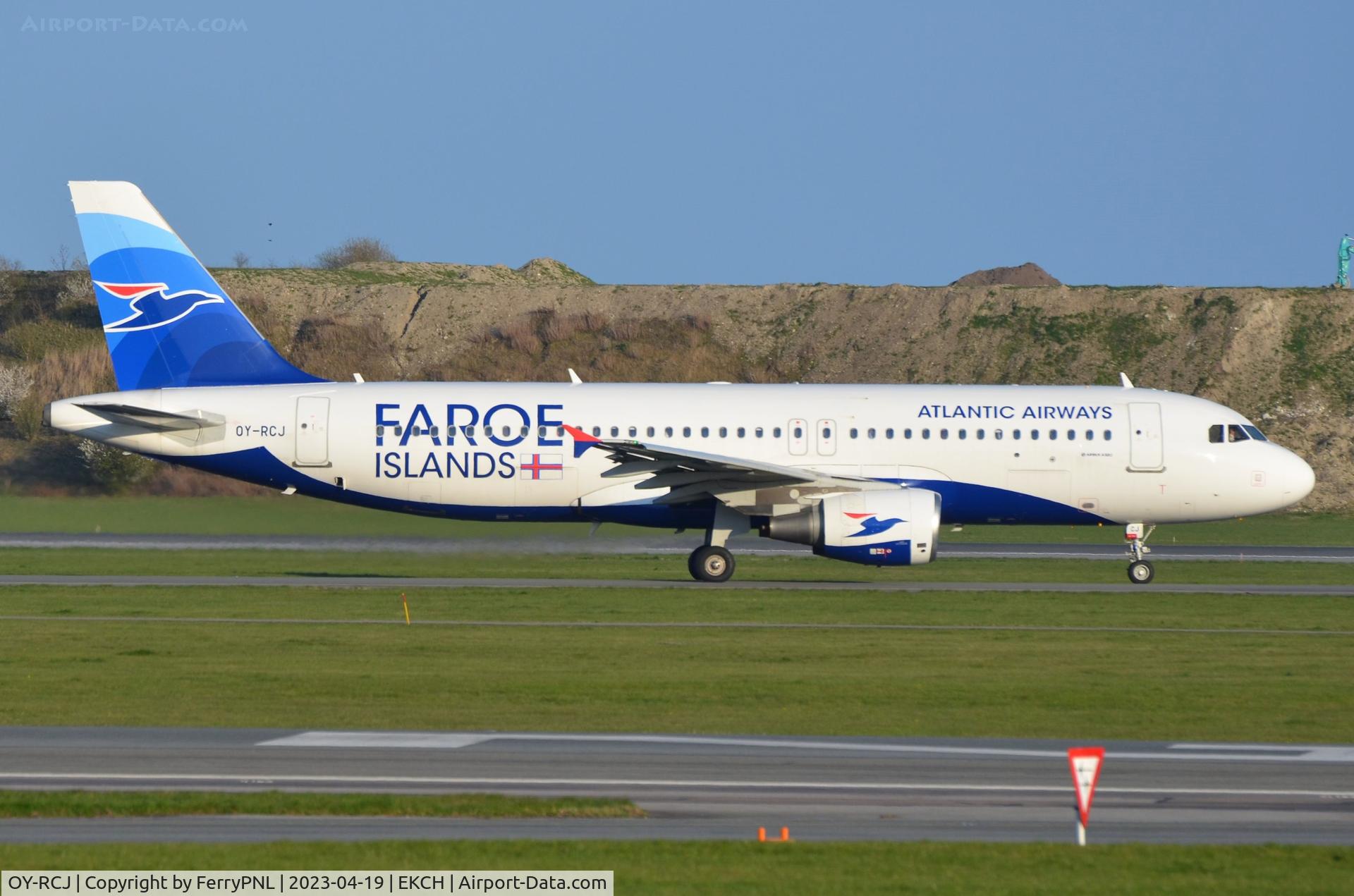 OY-RCJ, 2016 Airbus A320-214 C/N 7465, Atlantic Airways A320 returning to Vagar, its base in the Faroes