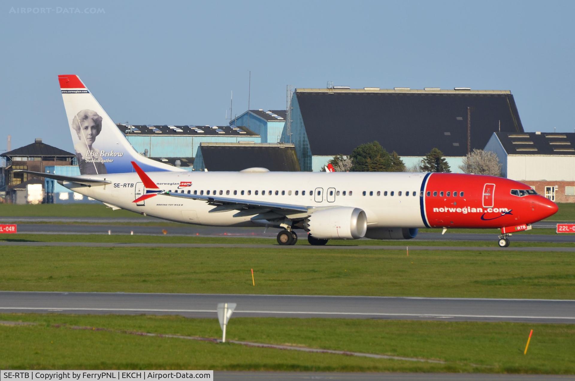 SE-RTB, 2018 Boeing 737-8 MAX C/N 63972, Departure of Norwegian B738M