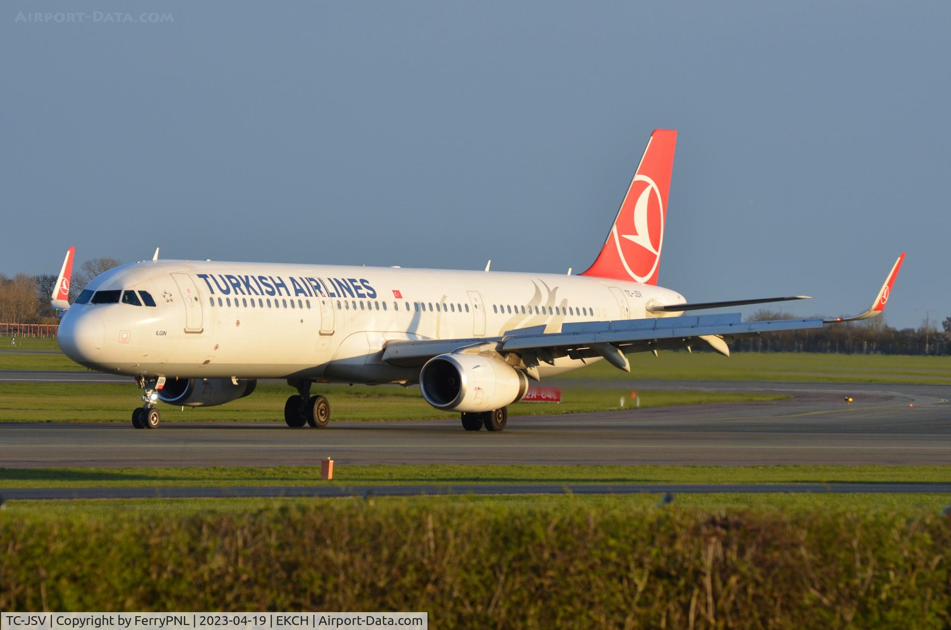 TC-JSV, 2015 Airbus A321-231 C/N 6751, Turkish A321