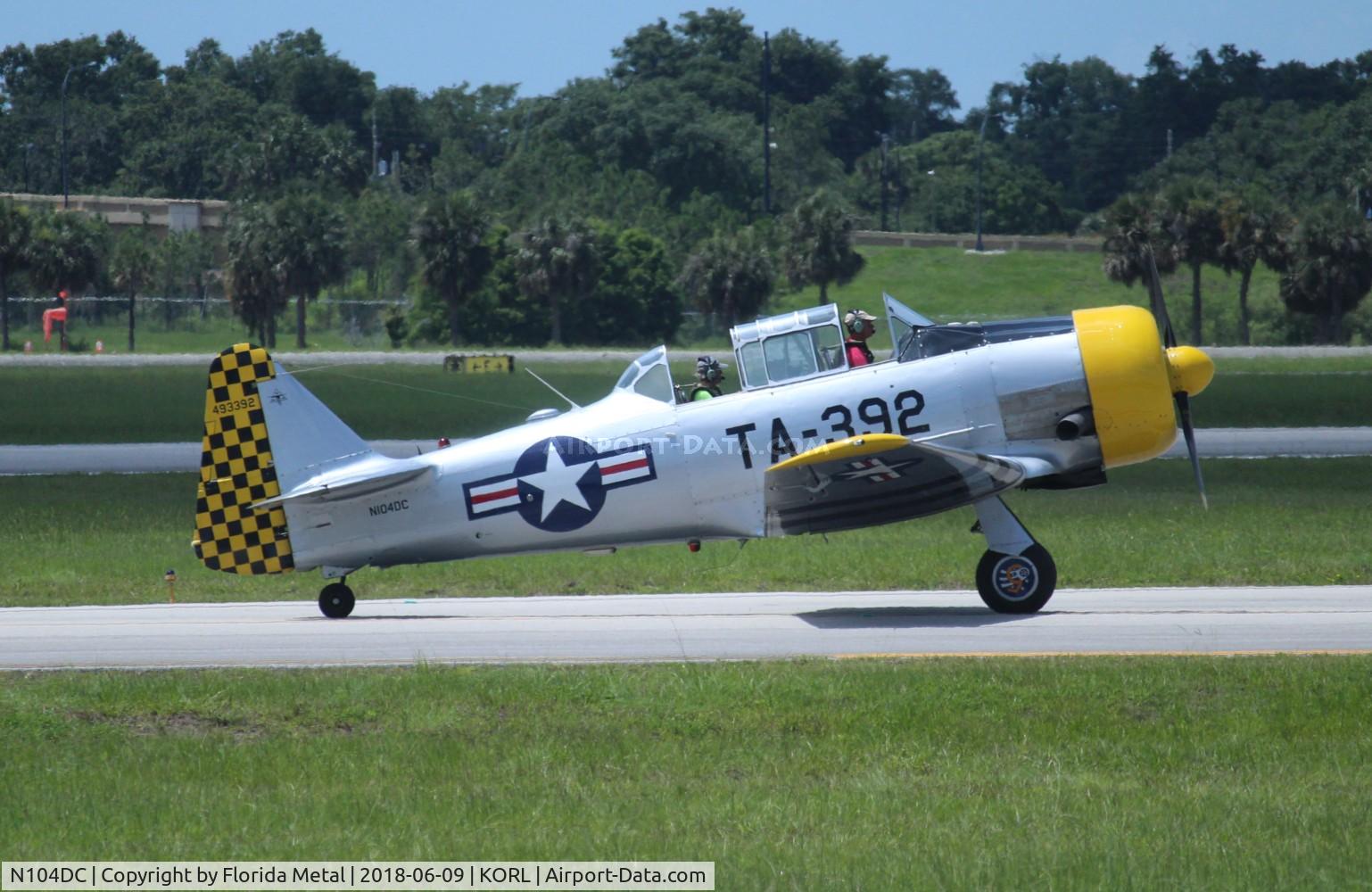 N104DC, 1949 North American T-6G Texan C/N 168-516, ORL zx