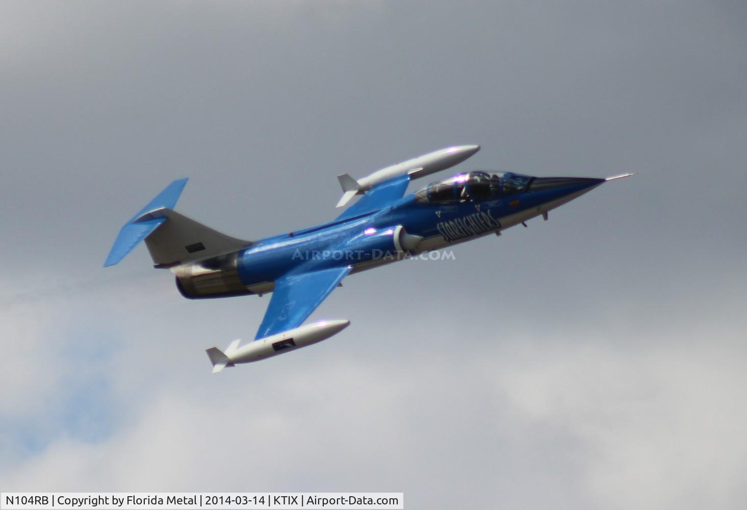 N104RB, 1962 Lockheed CF-104D Starfighter C/N 583A-5302, TICO 2014 zx