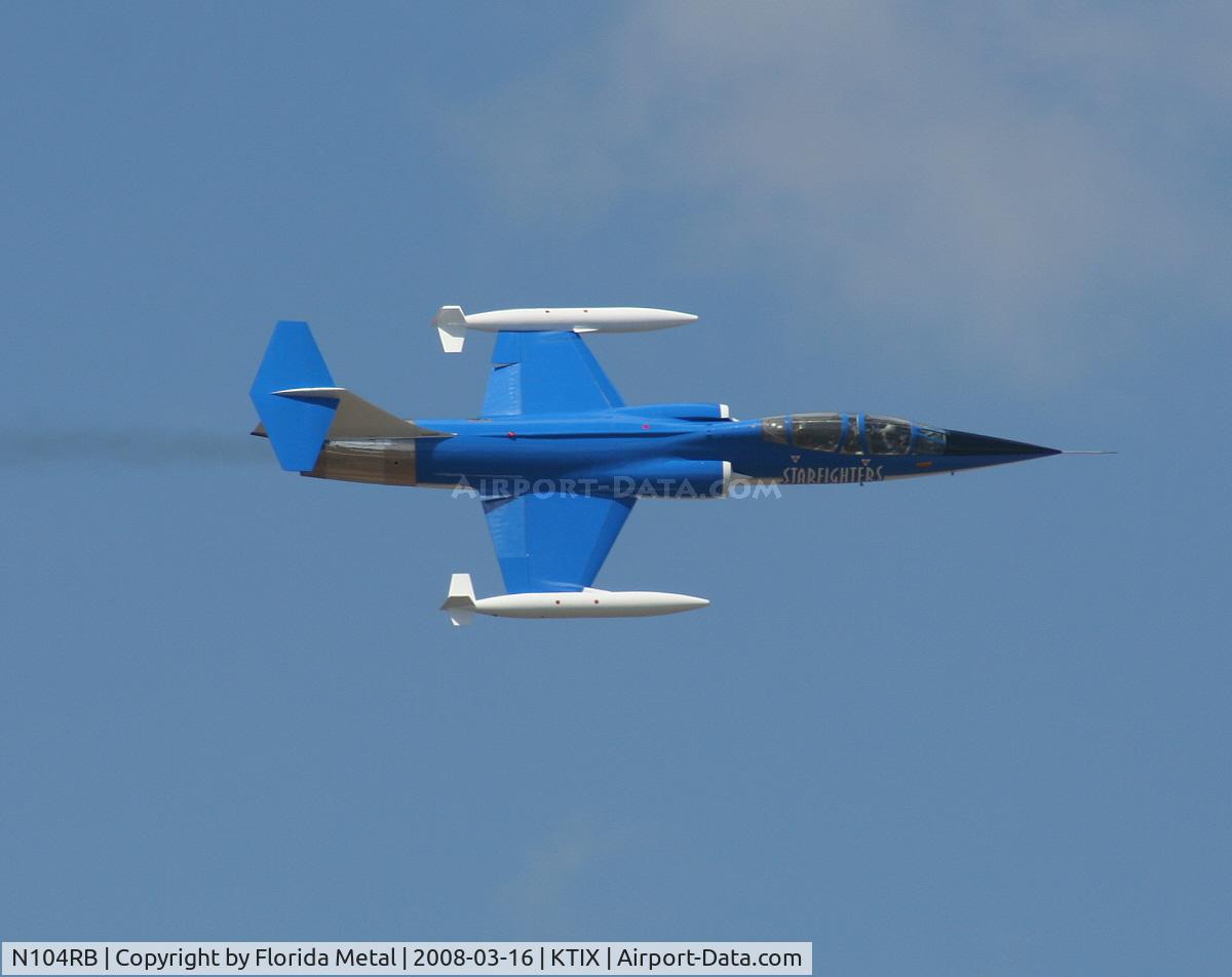 N104RB, 1962 Lockheed CF-104D Starfighter C/N 583A-5302, TICO 2008 zx