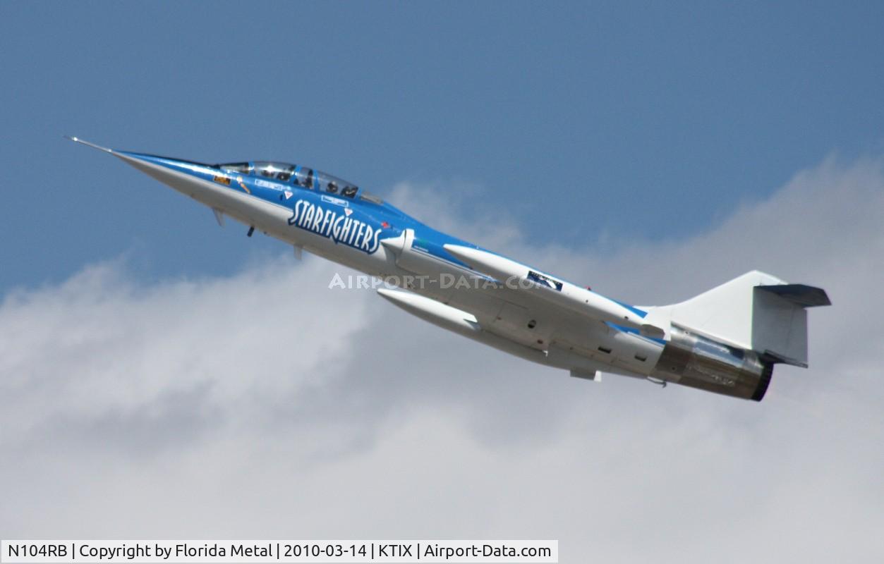 N104RB, 1962 Lockheed CF-104D Starfighter C/N 583A-5302, TICO 2010 zx