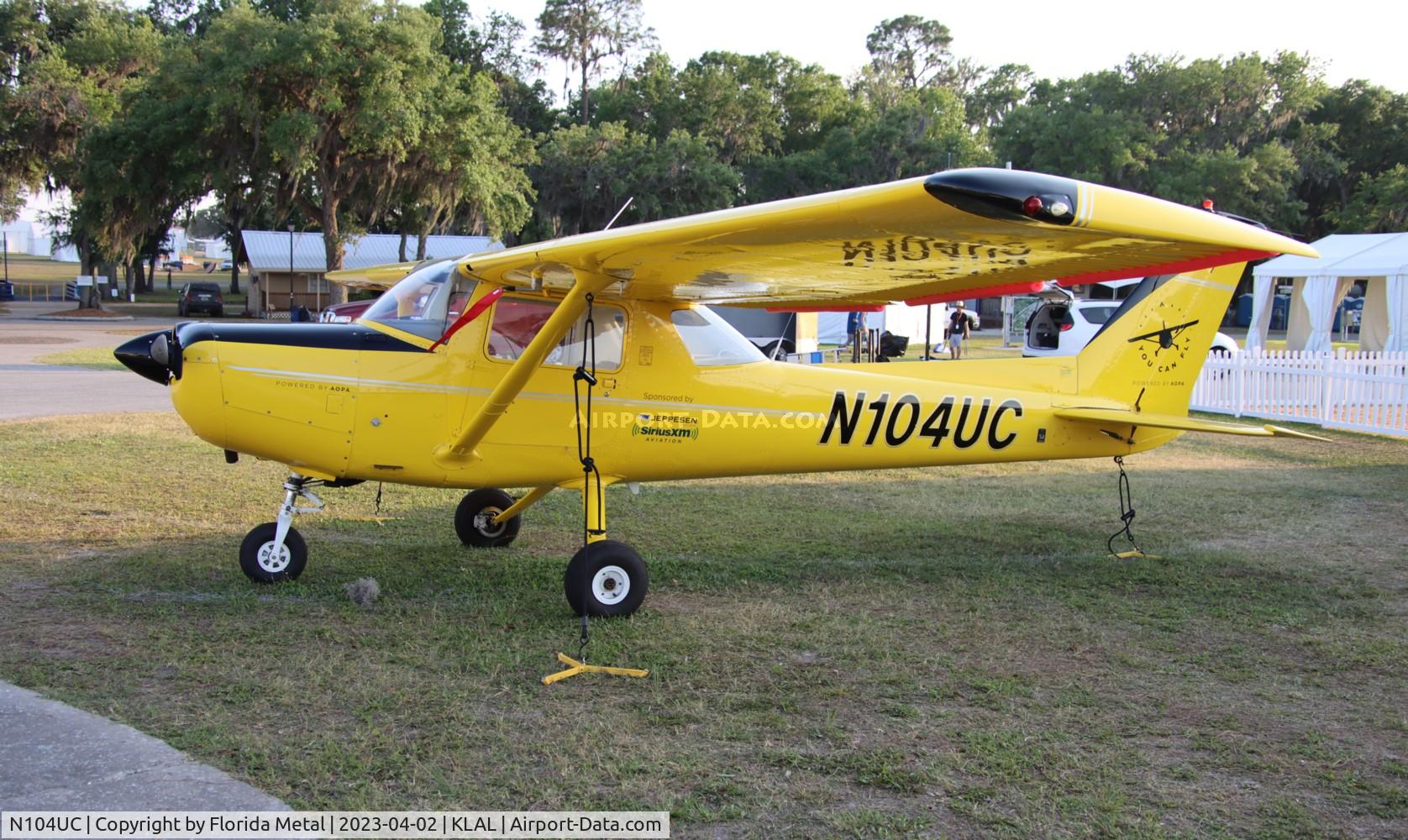 N104UC, Cessna 152 C/N 15284673, C152 zx