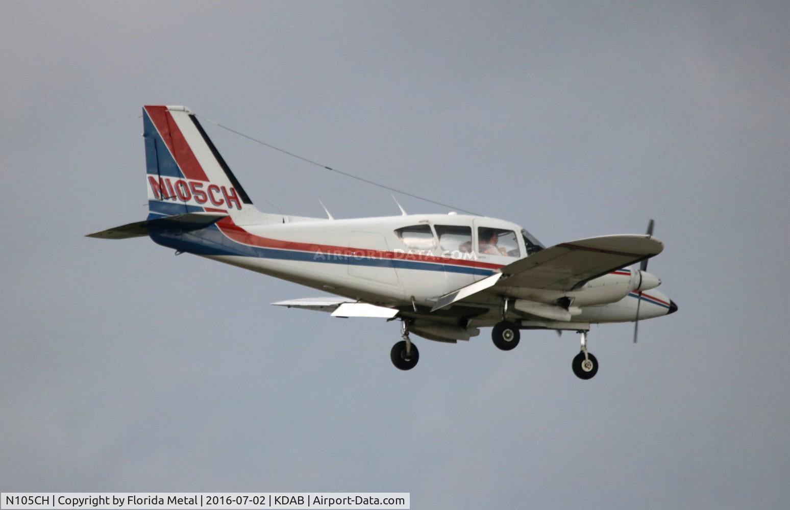 N105CH, 1974 Piper PA-23-250 C/N 27-7405419, PA-23 Aztec zx