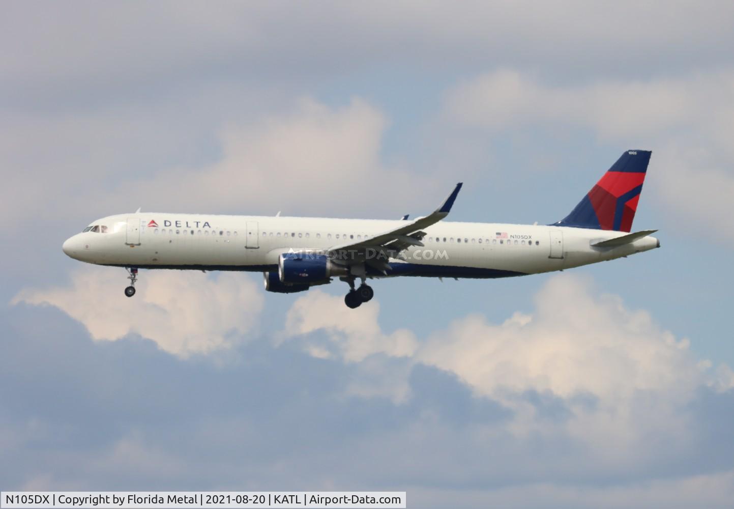 N105DX, 2020 Airbus A321-211 C/N 10030, DAL A321 zx