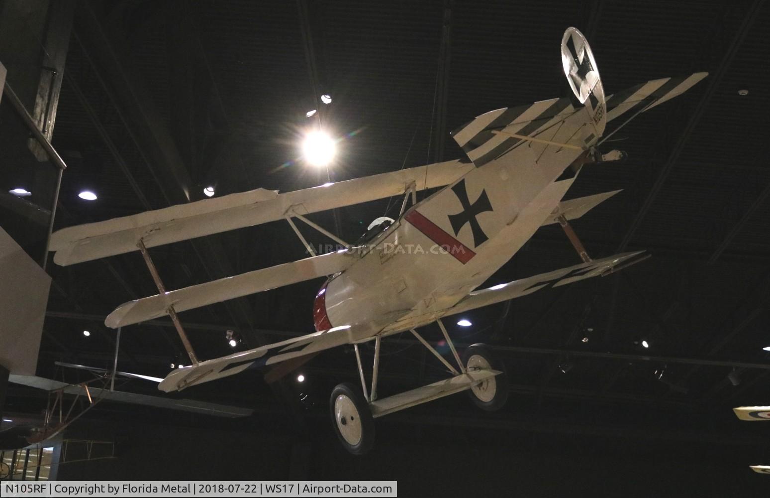 N105RF, 1964 Fokker Dr.1 Triplane Replica C/N 105, Fokker DR.1 Triplane zx