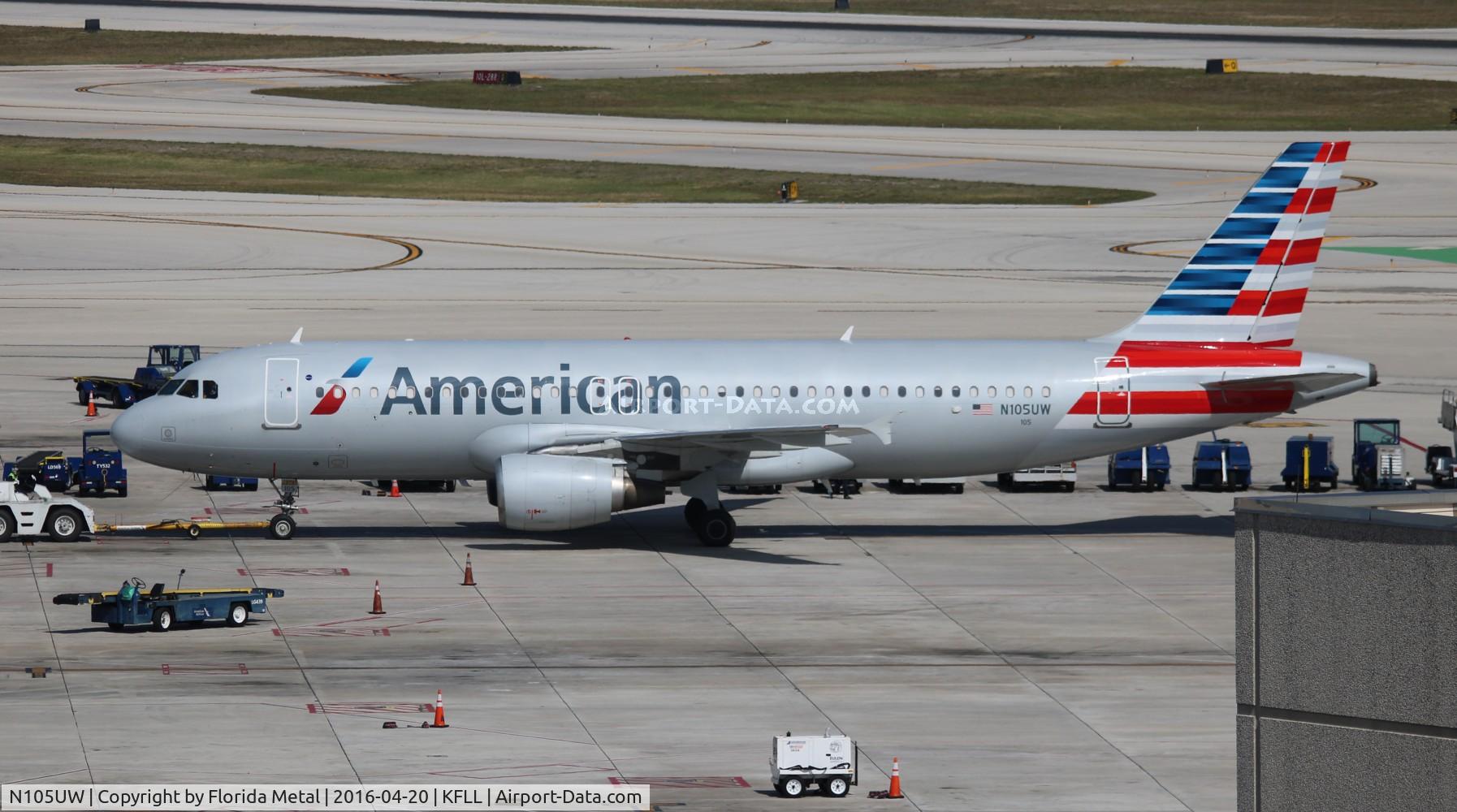 N105UW, 1999 Airbus A320-214 C/N 0868, AAL A320 zx