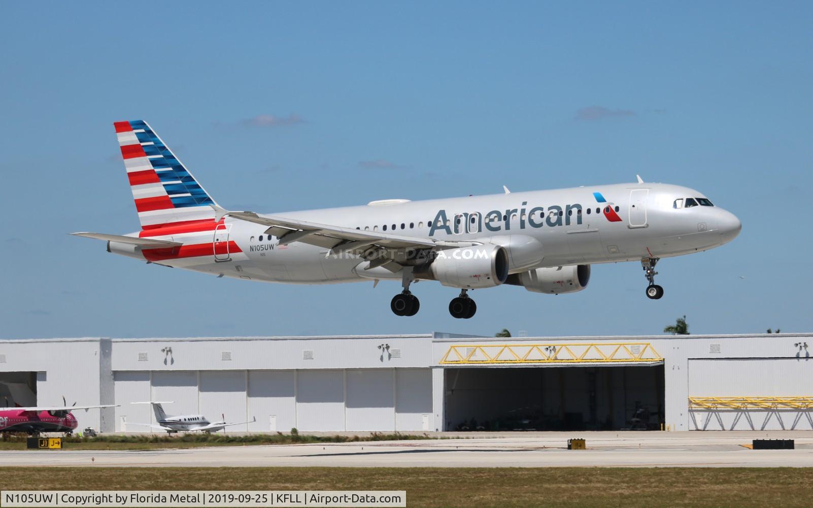 N105UW, 1999 Airbus A320-214 C/N 0868, AAL A320 zx