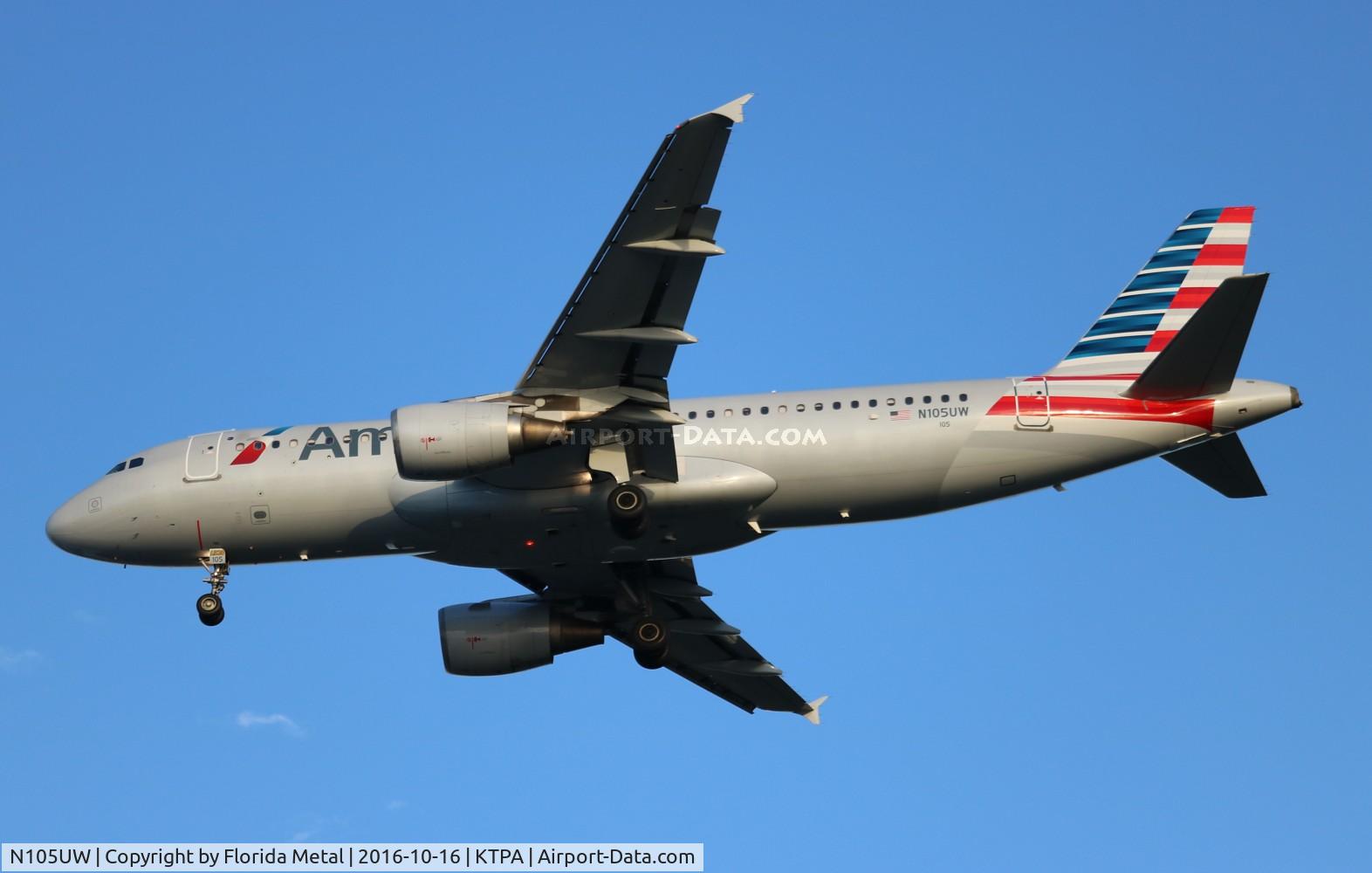 N105UW, 1999 Airbus A320-214 C/N 0868, AAL A320 zx