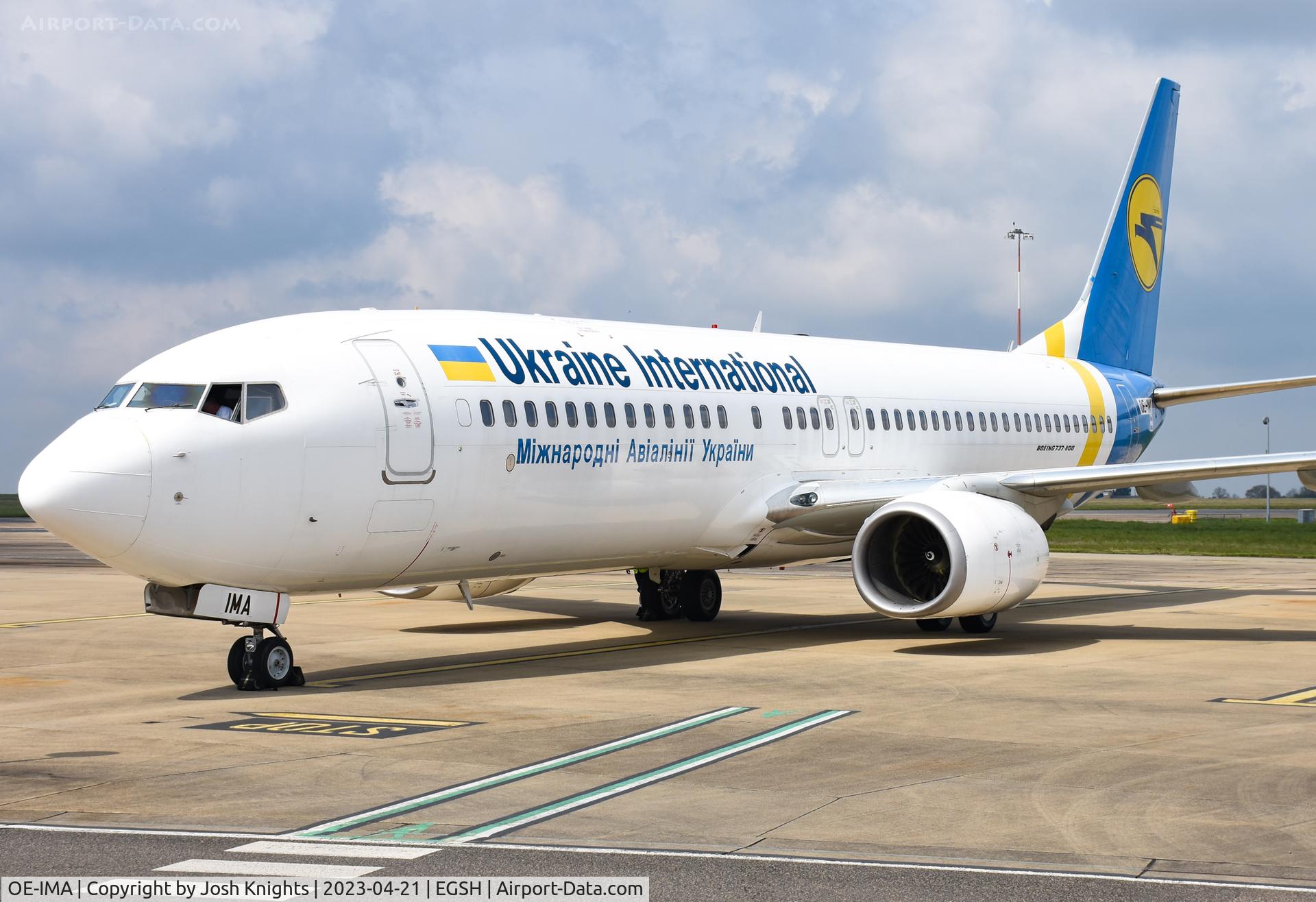 OE-IMA, 2009 Boeing 737-800 C/N 37542, On Stand After Arrival.