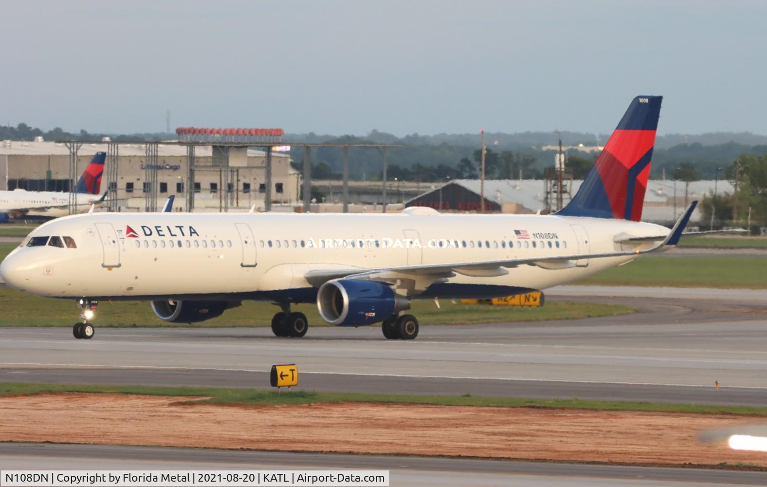 N108DN, 2021 Airbus A321-211 C/N 10003, DAL A321 zx