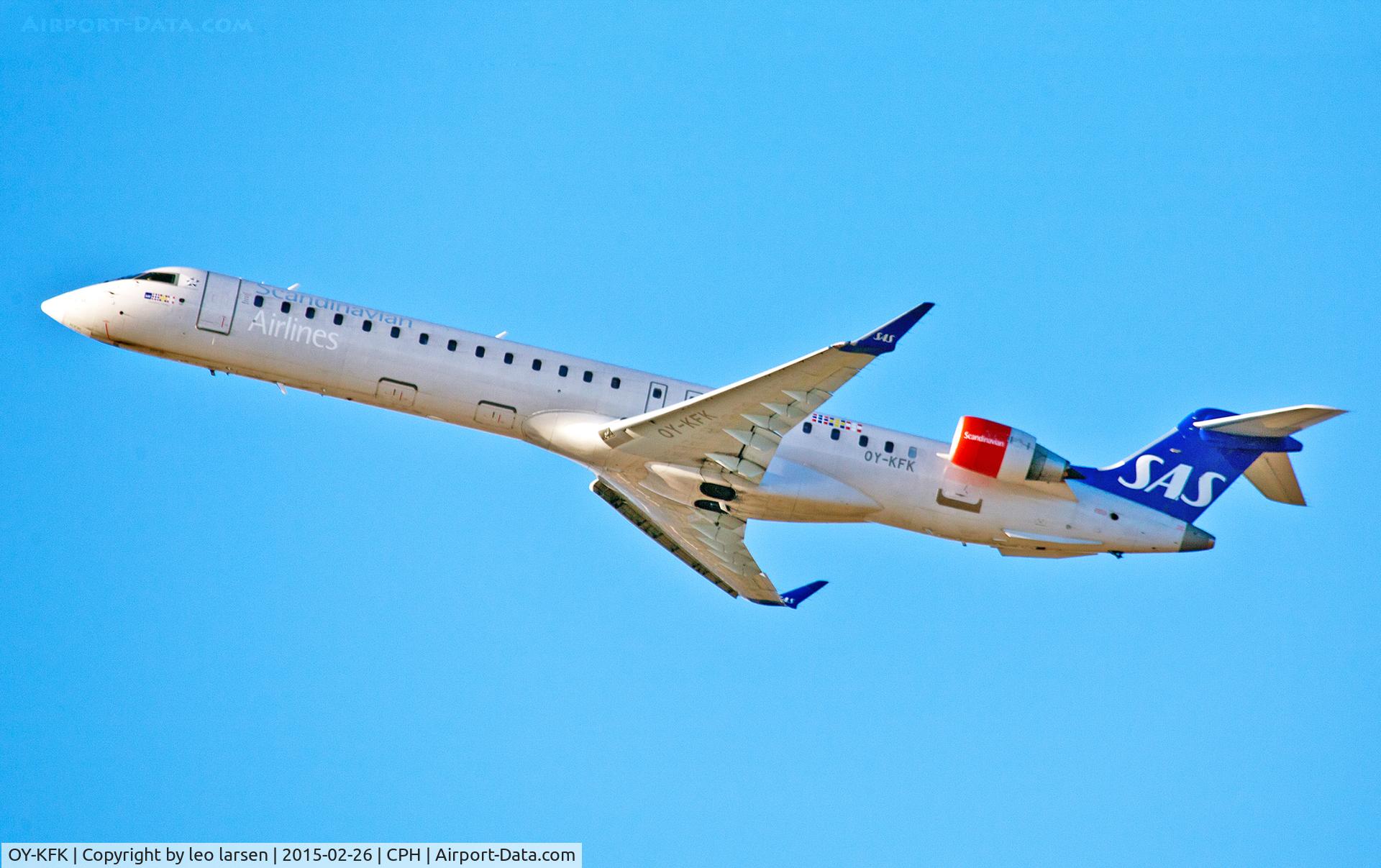 OY-KFK, 2009 Bombardier CRJ-900 (CL-600-2D24) C/N 15244, Copenhagen 26.2.2015