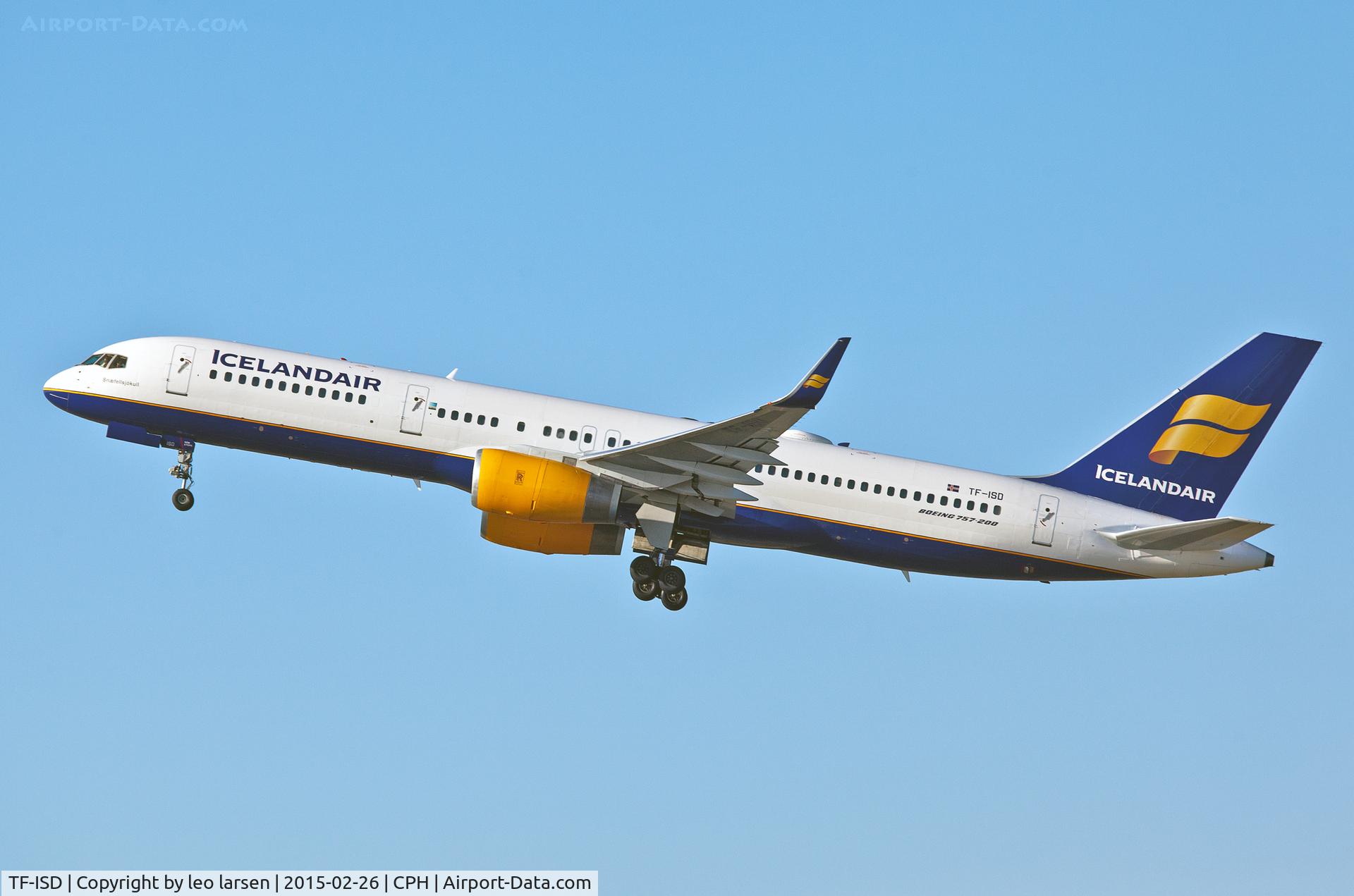 TF-ISD, 1991 Boeing 757-223 C/N 24596, Copenhagen 26.2.2015